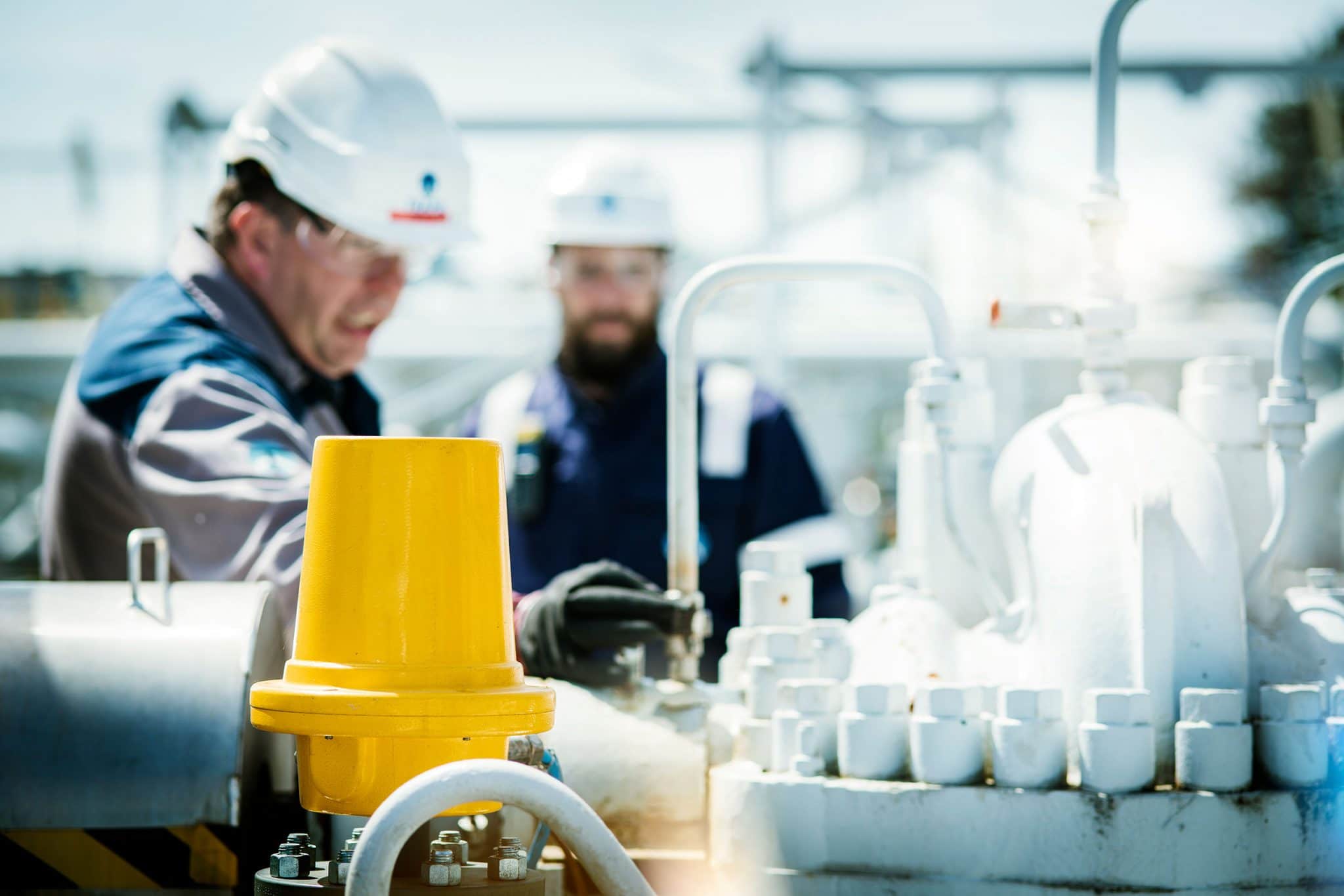reportage photo par le photographe Patrick Sordoillet sur la maintenance et surveillance de réseaux de pipelines