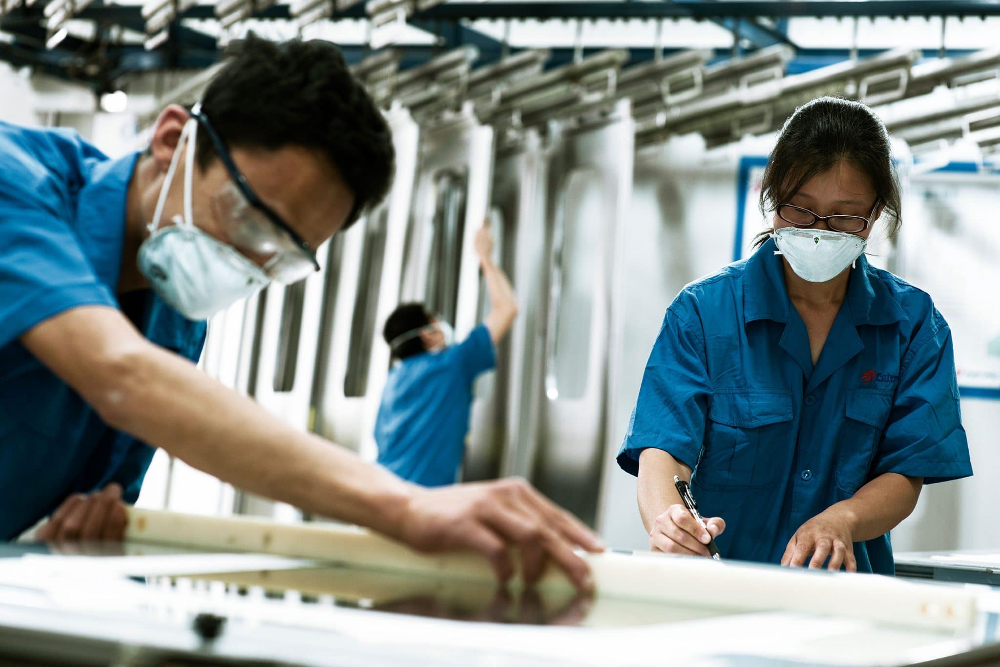 photographe en usine pour Wabtec Corporation à Shanghaï