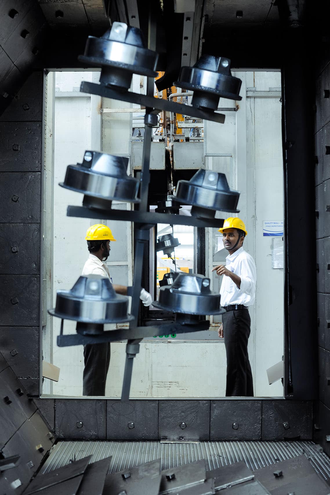 process industriel chez Wabtec dans l'usine d'Hosur en Inde