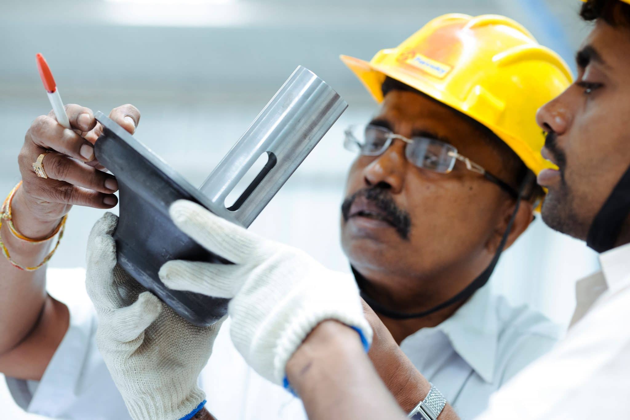 Reportage du photographe industriel Patrick Sordoillet dans l'usine d'Hosur en Inde pour Wabtec