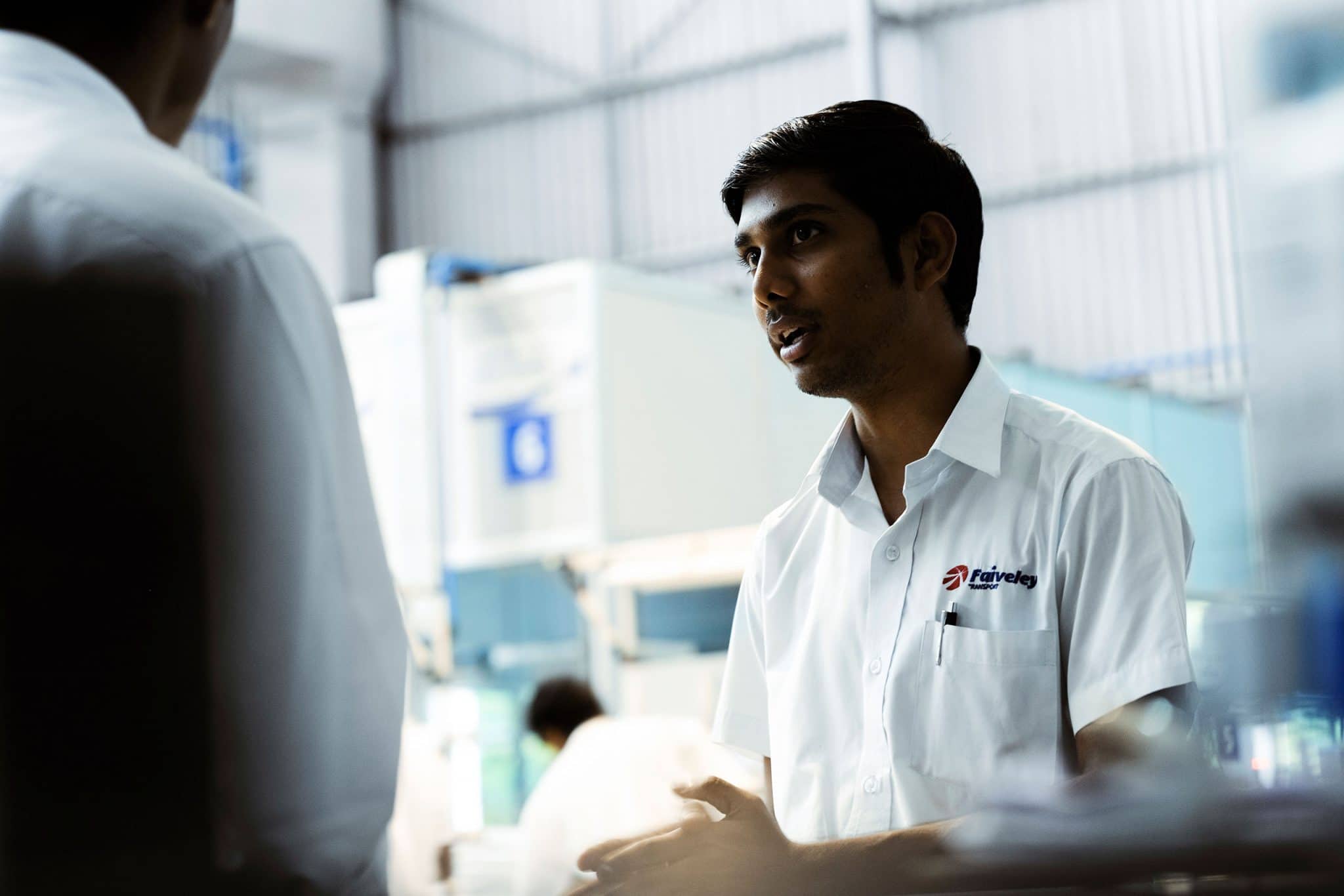 Reportage du photographe industriel Patrick Sordoillet à Hosur en Inde pour Wabtec
