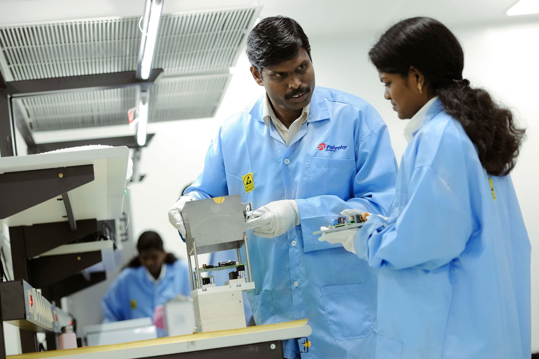 Recherche et développement chez WABTEC à l'usine d'Hosur en Inde