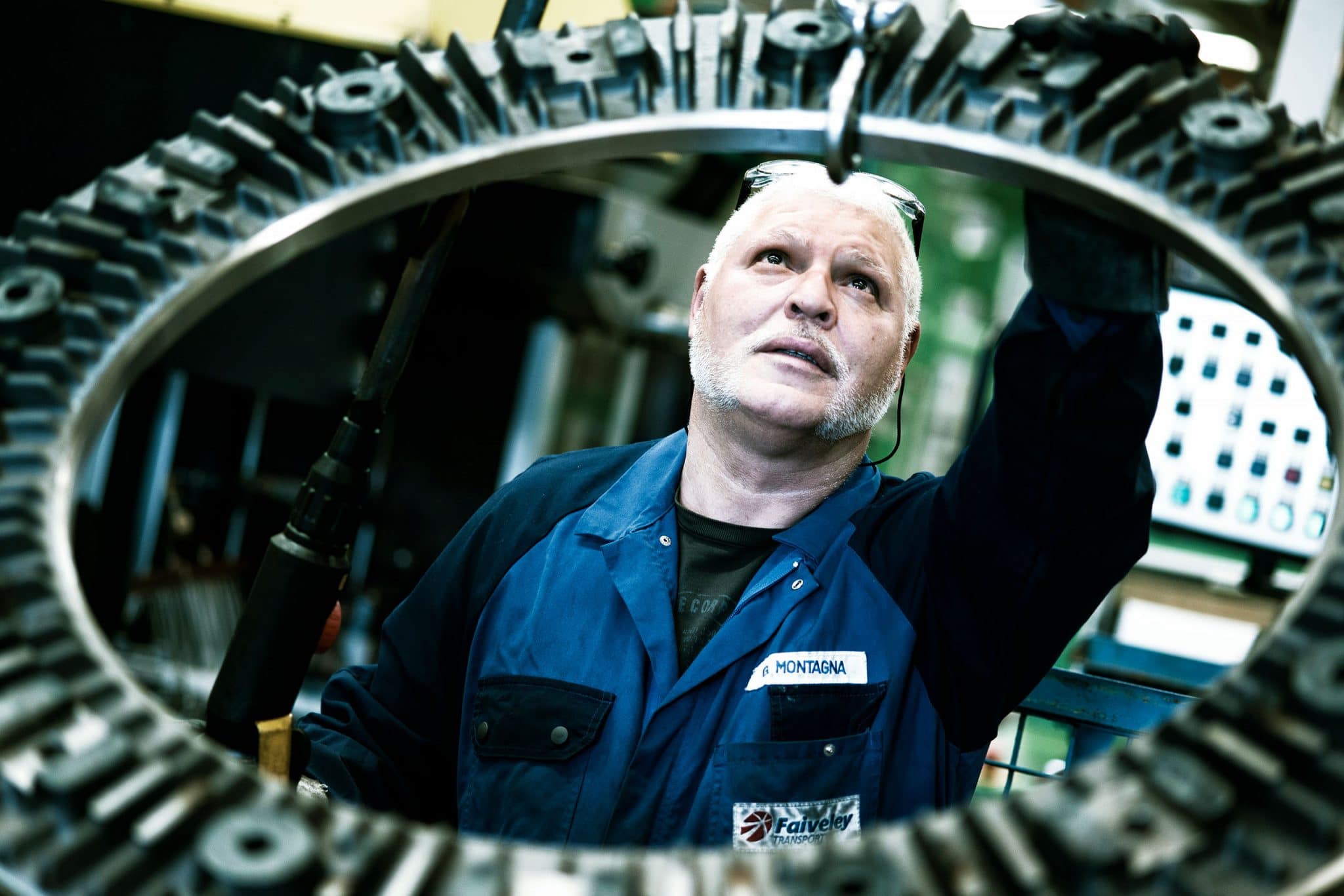 Reportage photo industriel pour Wabtec Corporation en Allemagne par le photographe professionnel Patrick Sordoillet