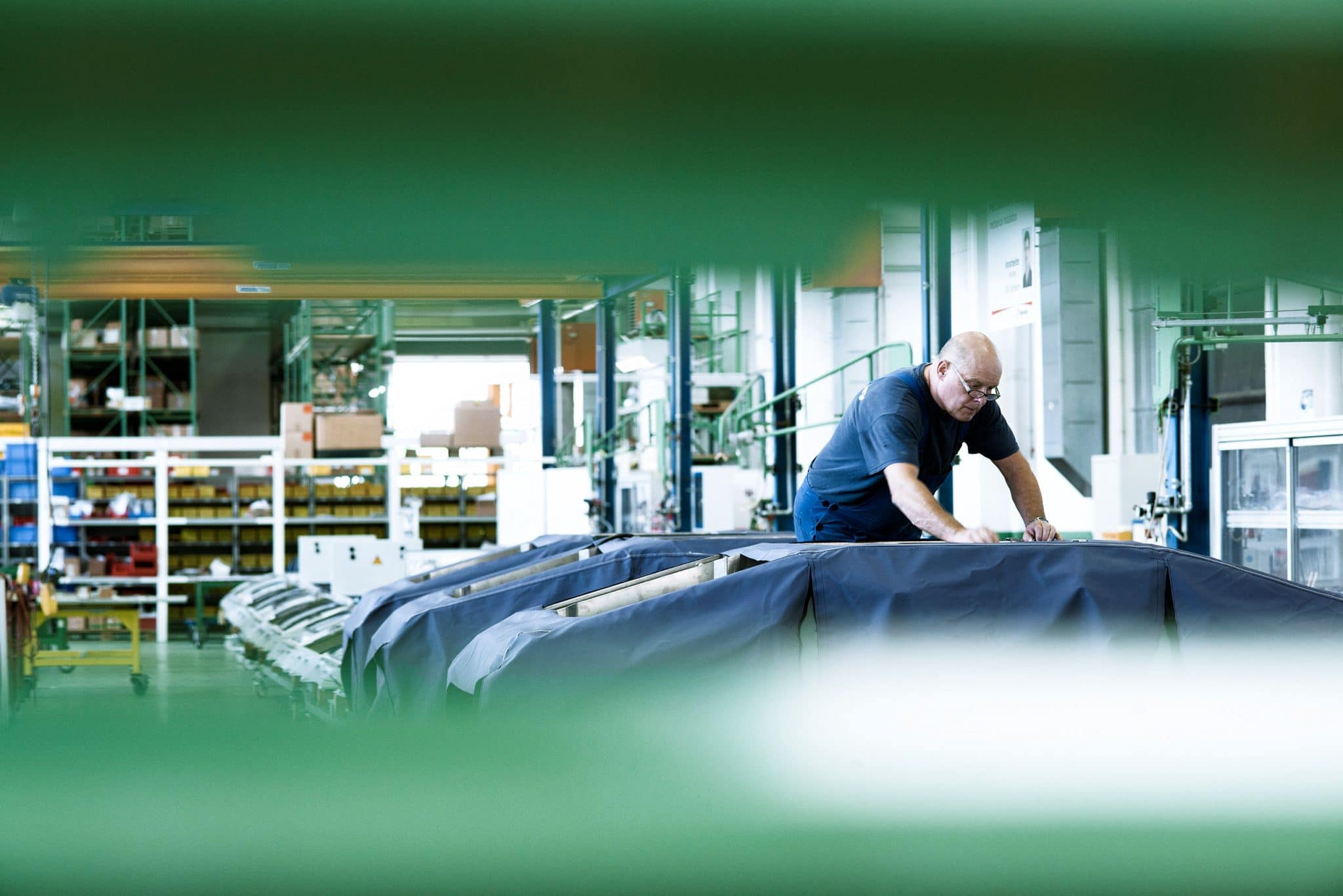 Reportage photo industriel pour Wabtec Corporation en Allemagne par le photographe Patrick Sordoillet