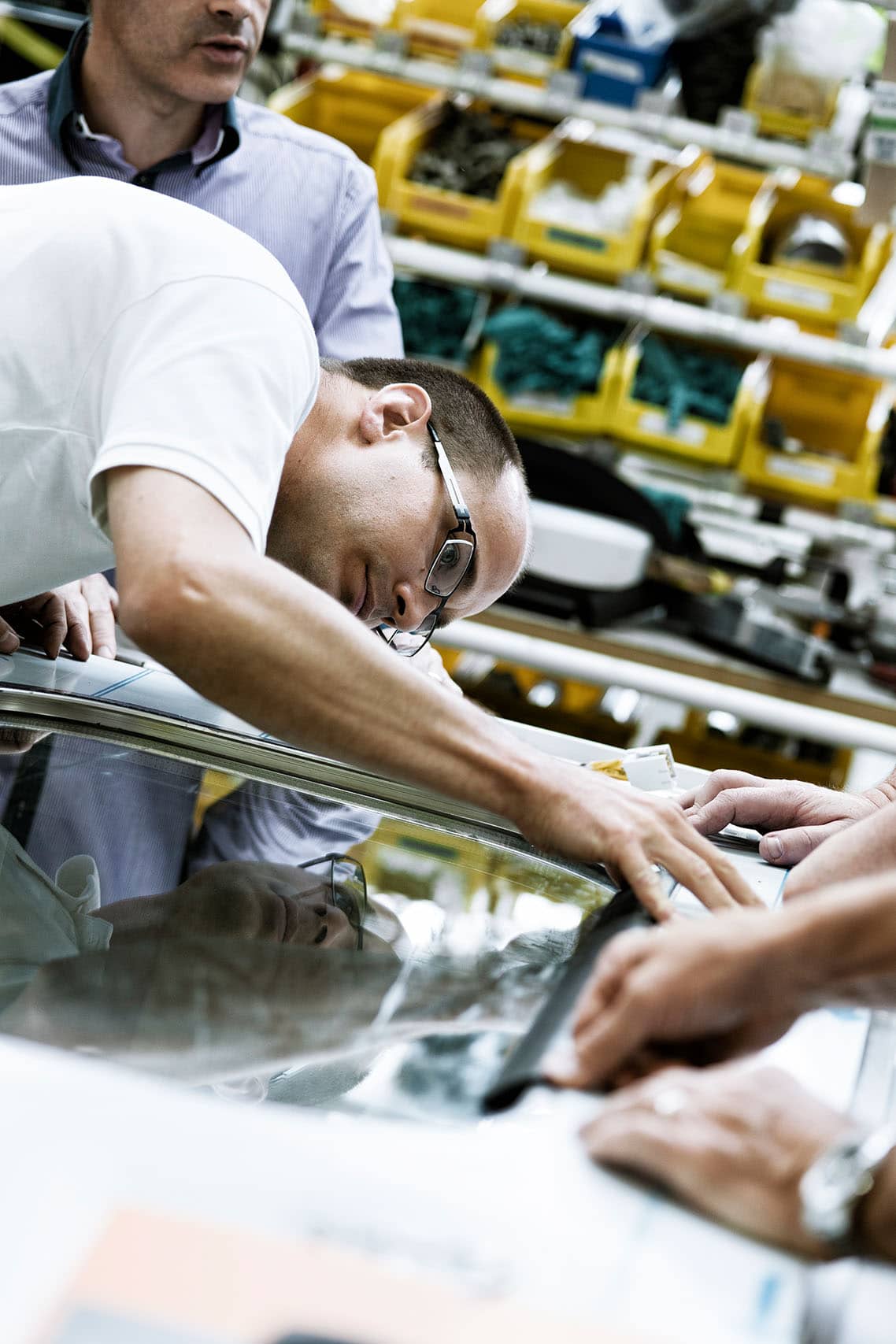 reportage photo par le photographe industriel Patrick Sordoillet chez Wabtec