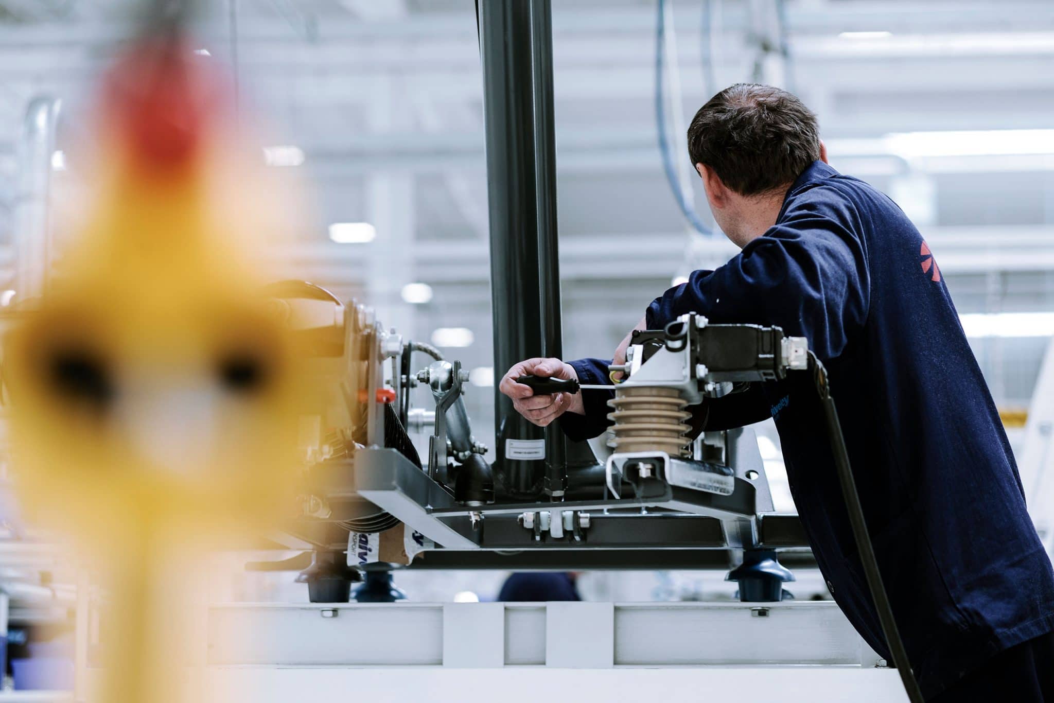 Reportage photo industriel en République Tchèque pour Wabtec dans l'usine de Pilsen