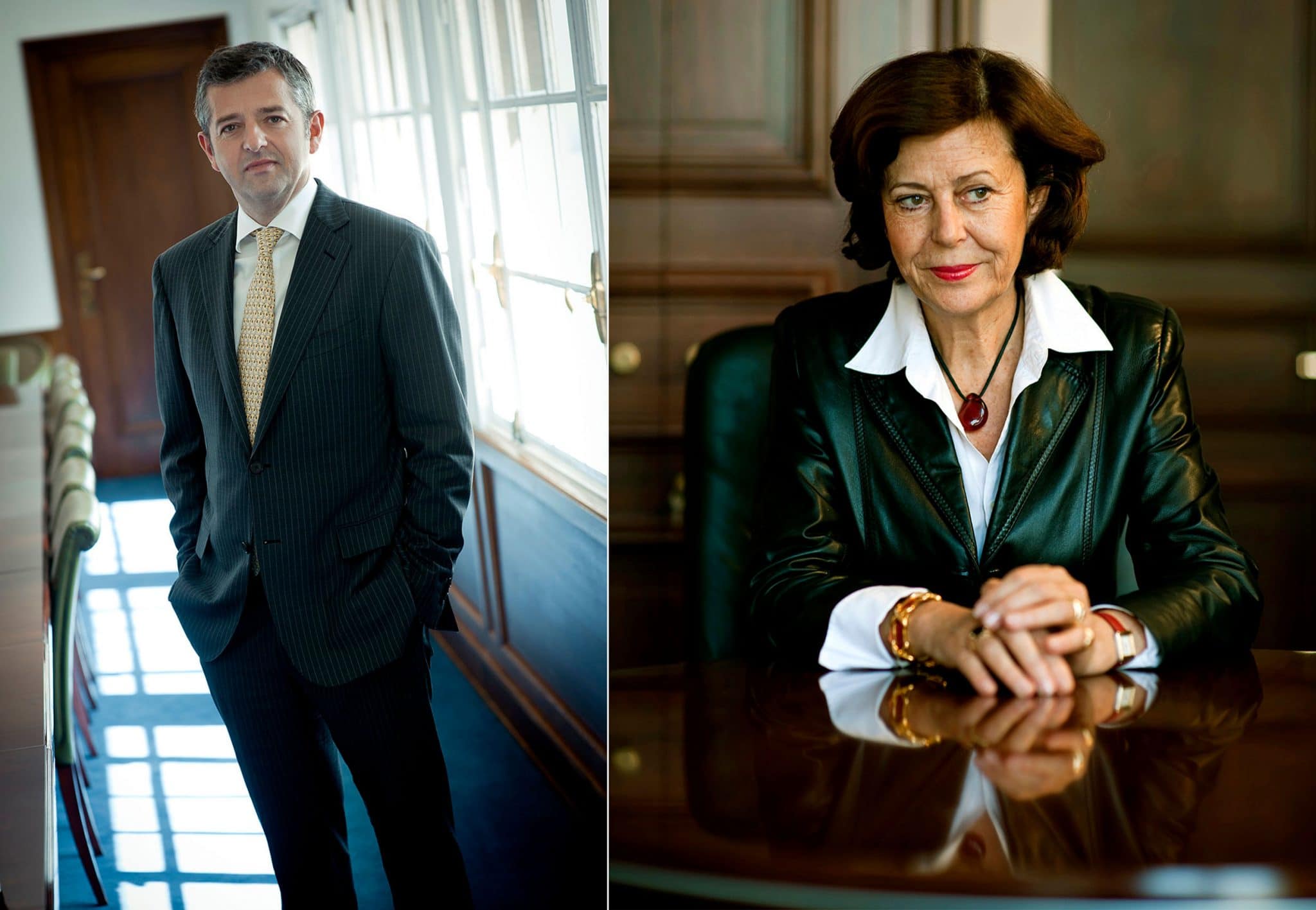 Portrait dans les bureaux de la Compagnie financière Edmond de Rothschild