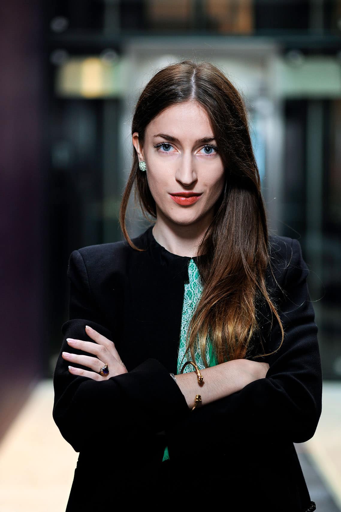 Portrait d'Armelle Loste pour le trombinoscope corporate du cabinet d'avocats Altana