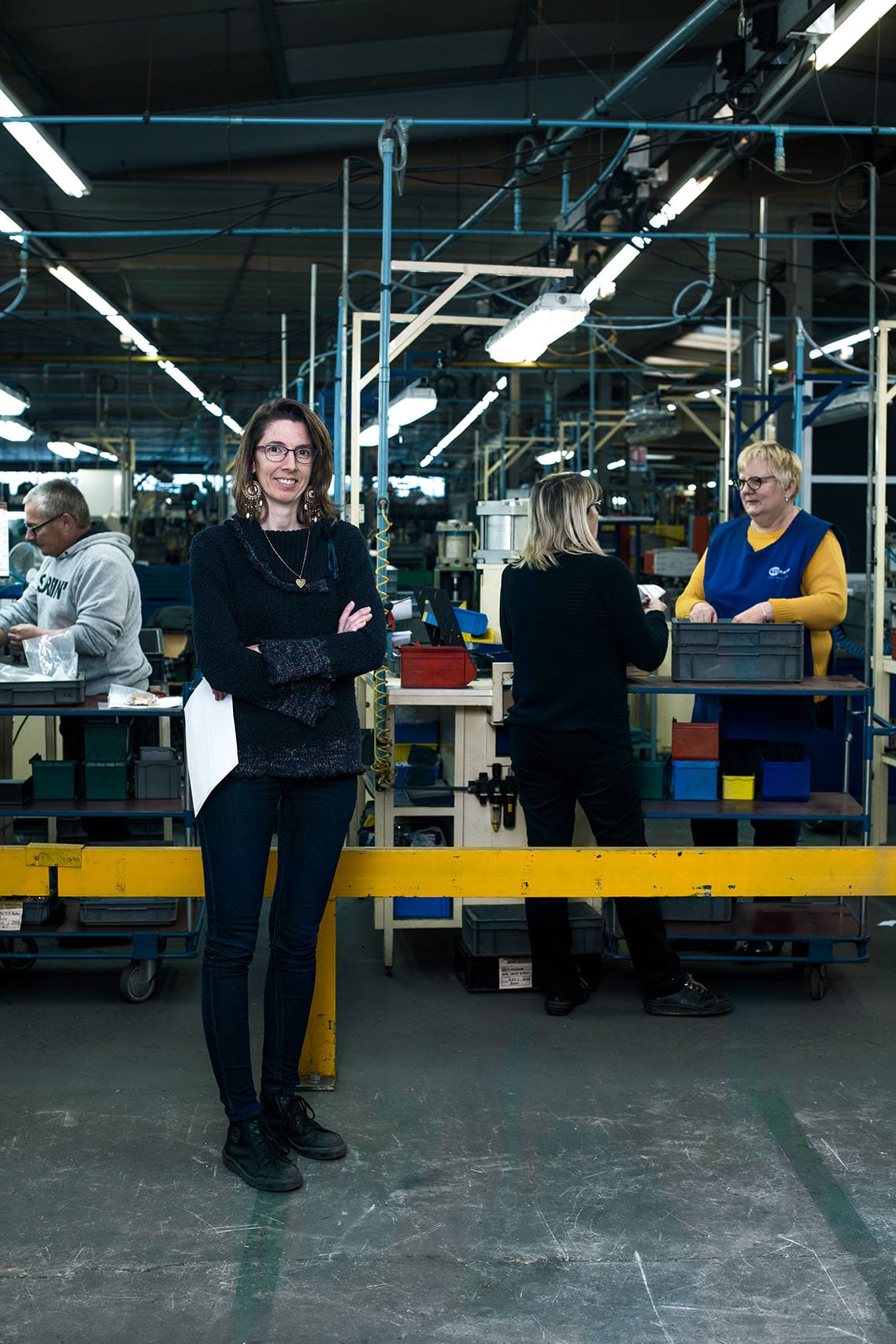 Portait en usine pour Thirard fabricant de sécurité