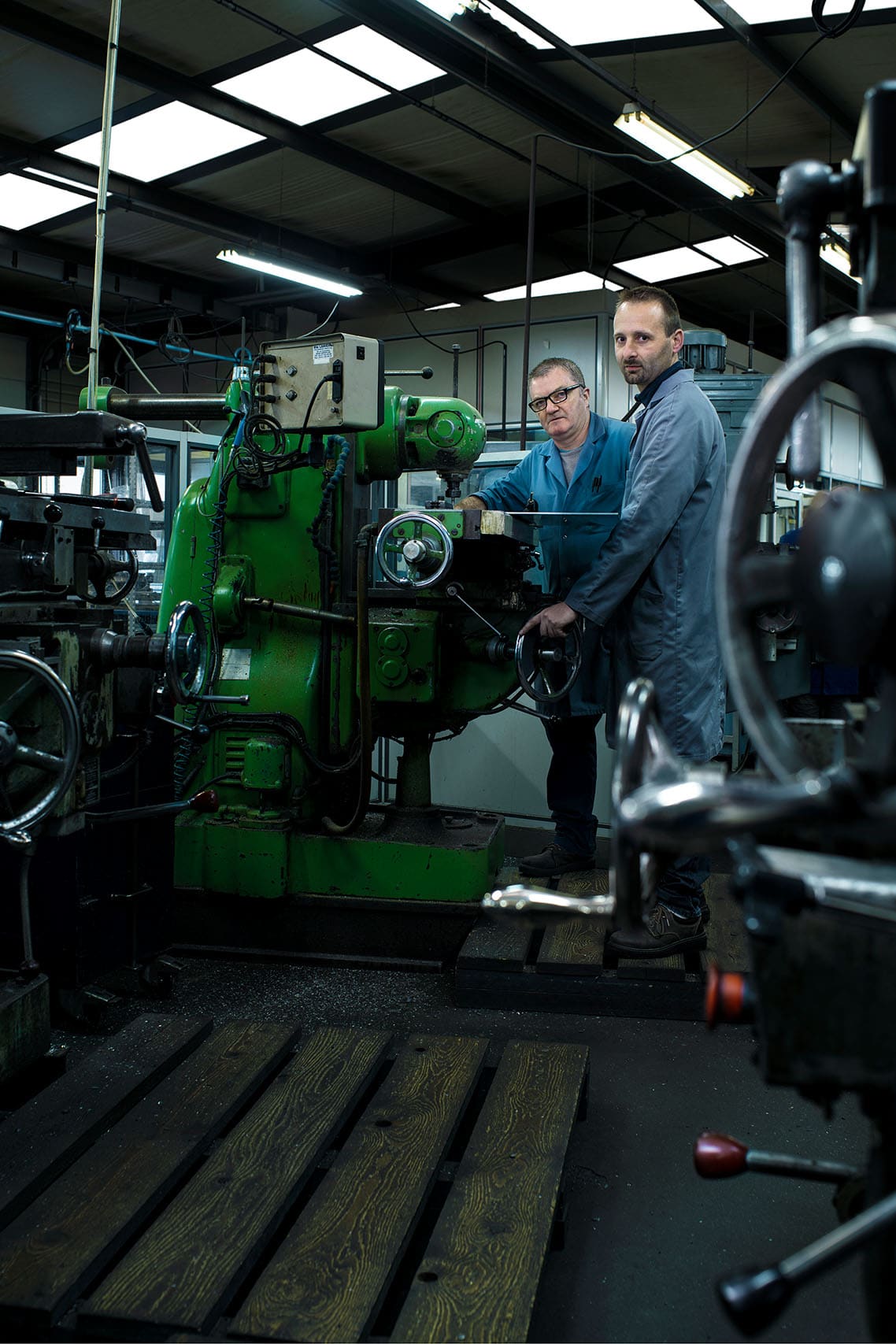 portrait industriels d'ouvriers chez Thirard
