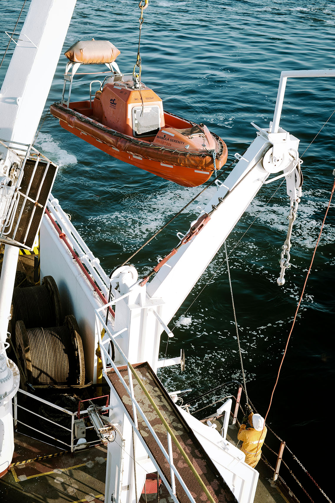 Photo reportage en industrie pour Promar Shipping Services sur le Mamona Serenity