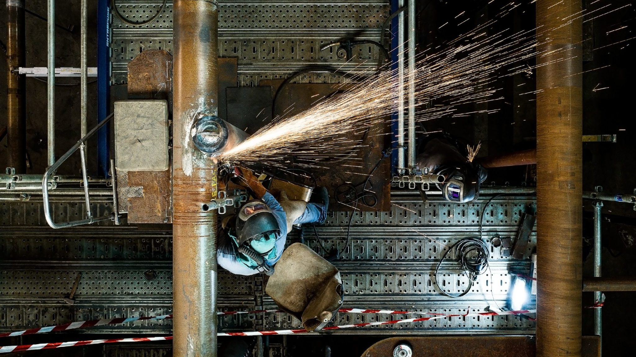 prise de vue industrielle au drone Mavic 2 pro chez AIT STEIN