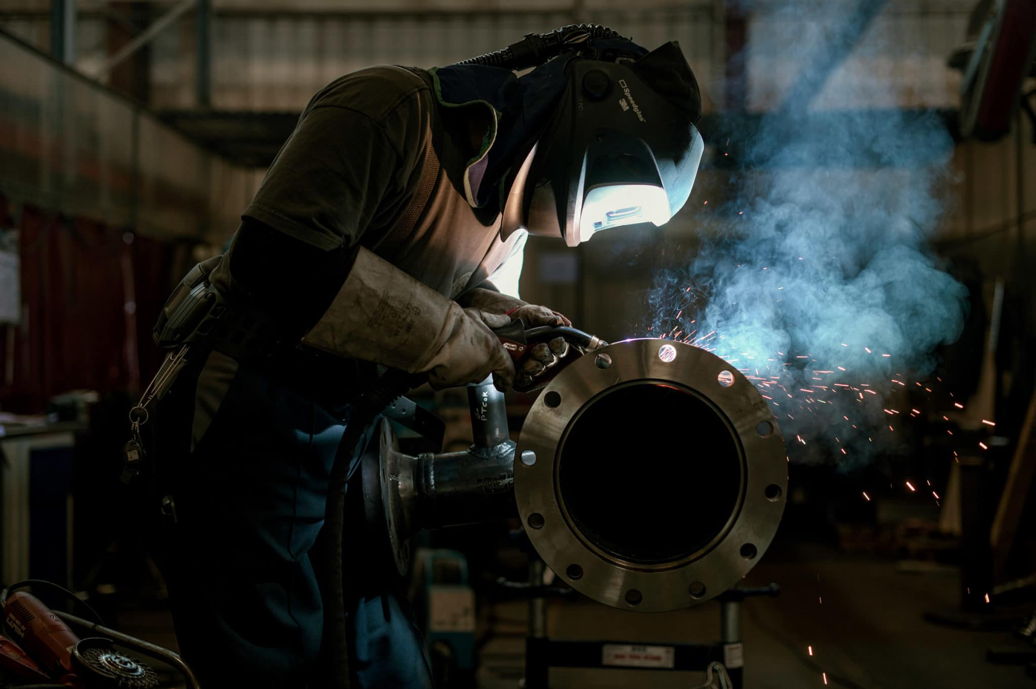 Portrait en usine. AIT STEIN GROUP.