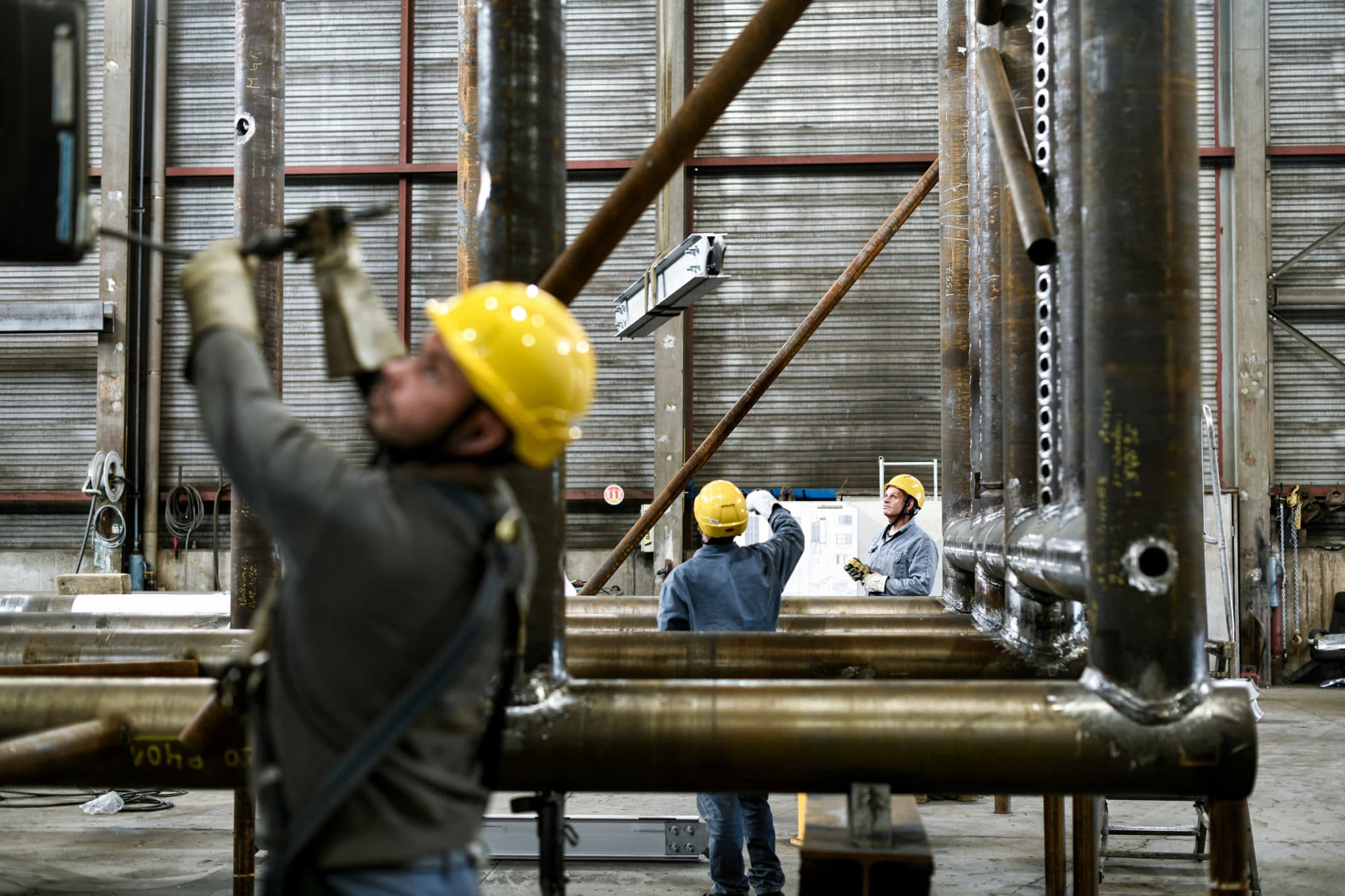 Reportage photographe en usine. AIT STEIN GROUP.