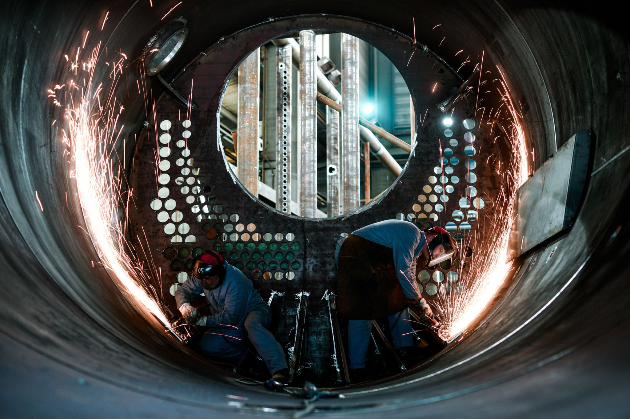 Reportage photo en usine Paris. AIT STEIN GROUP.