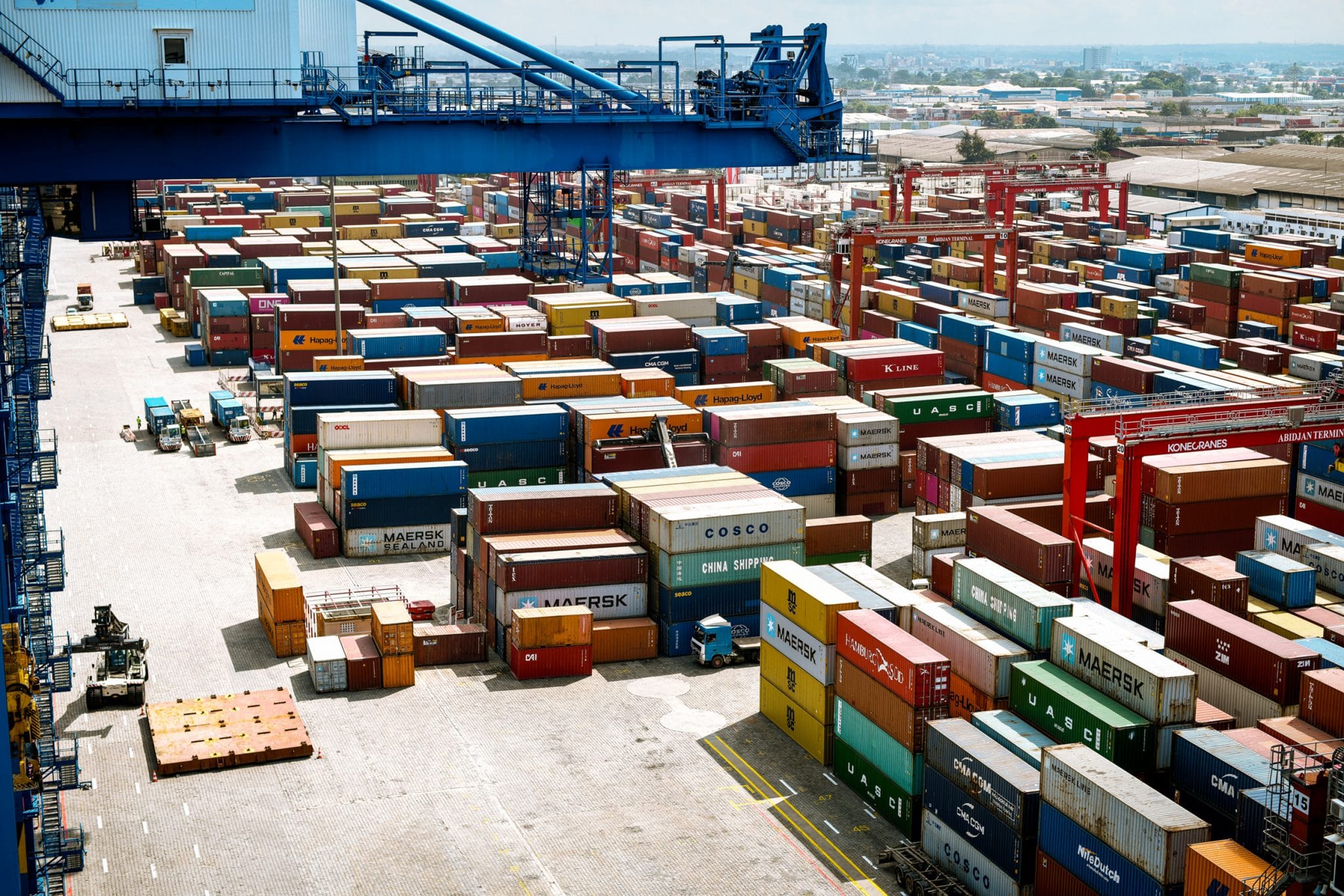 Reportage photo industrielle. Bolloré transport &Logistics.