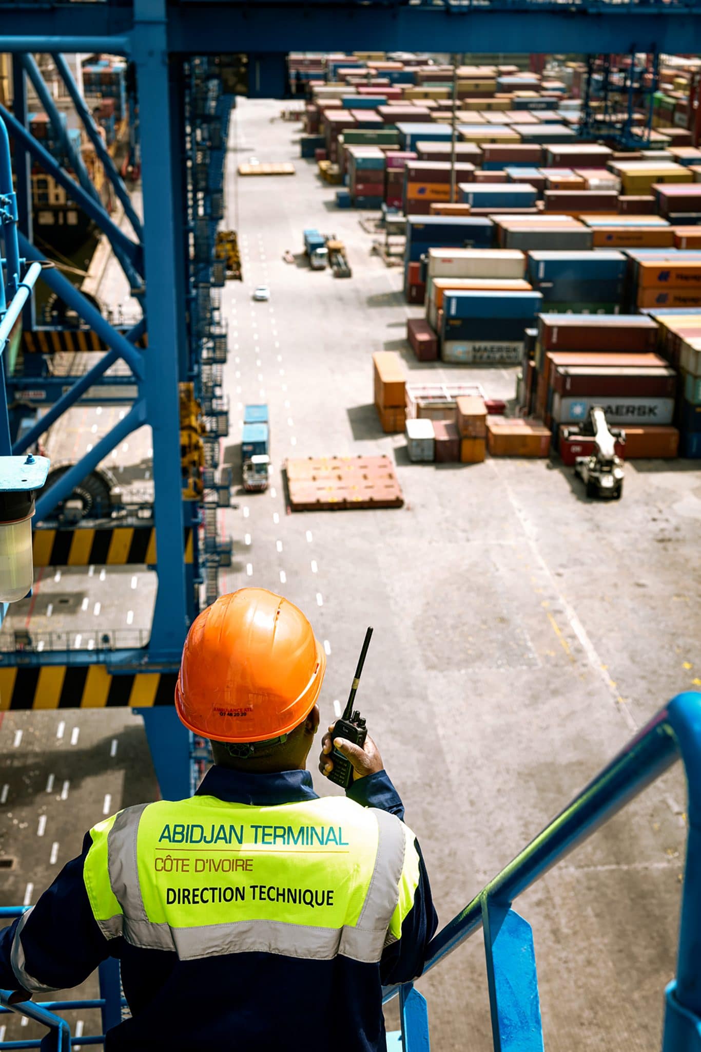 Reportage photo logistique . Bolloré transport &Logistics.