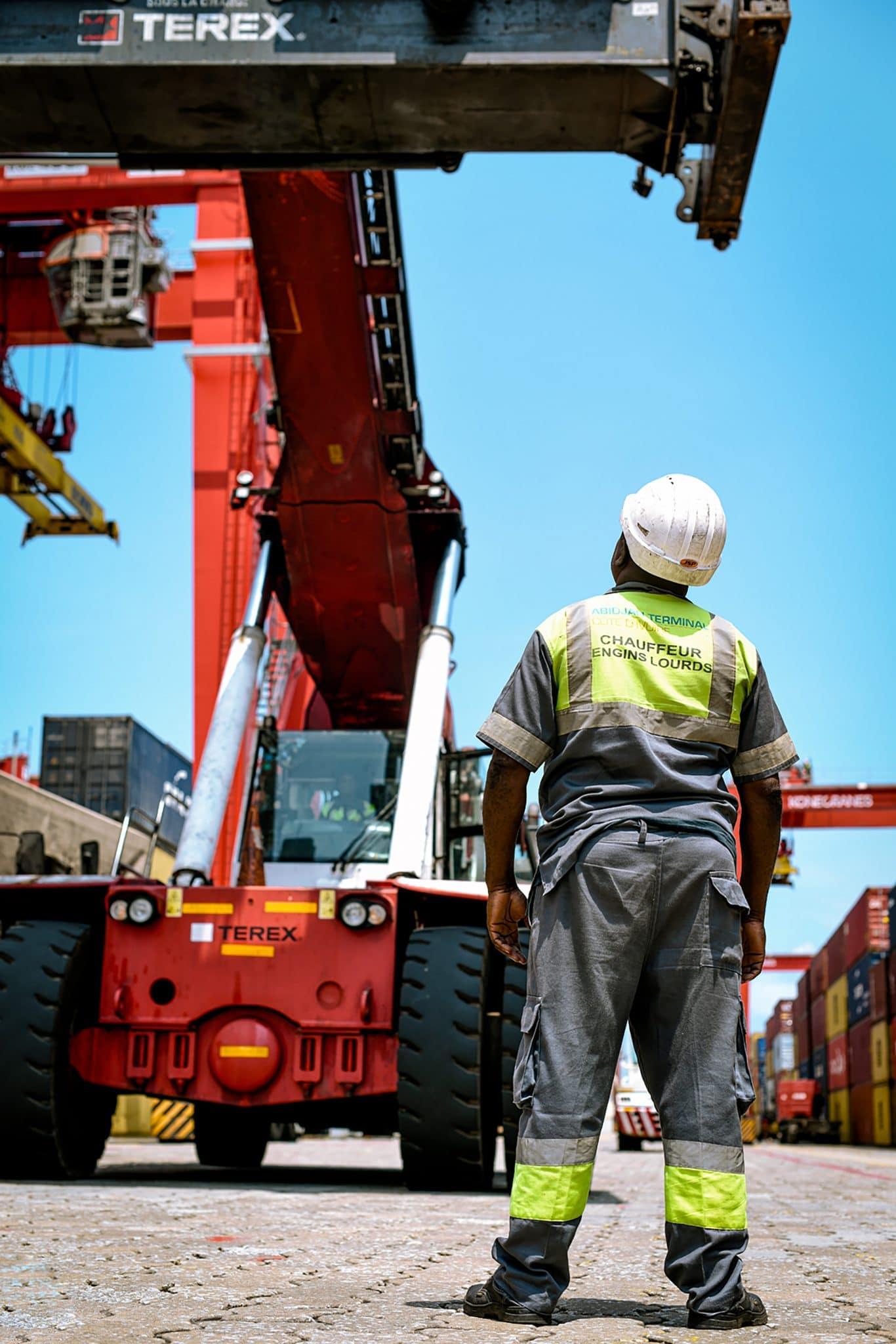 Photo reportage en industriel. Bolloré Logistics.