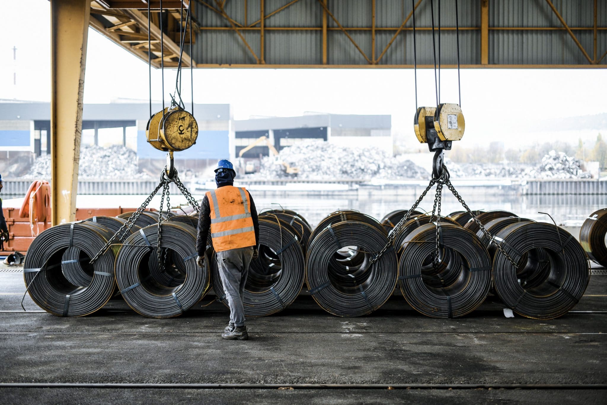Reportage photo professionnel sur une plateforme logistique.. TMF Operating