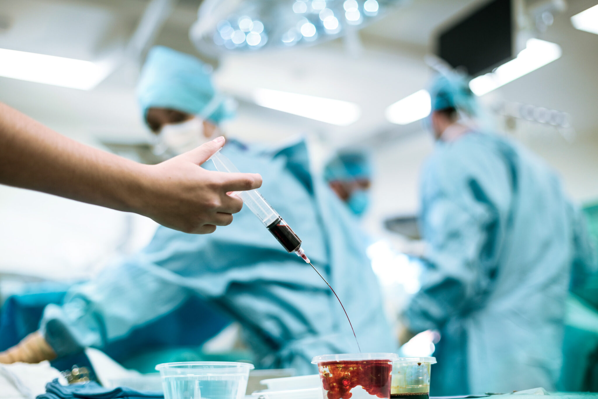Photographe au bloc opératoire en Urologie au chu de Nice.