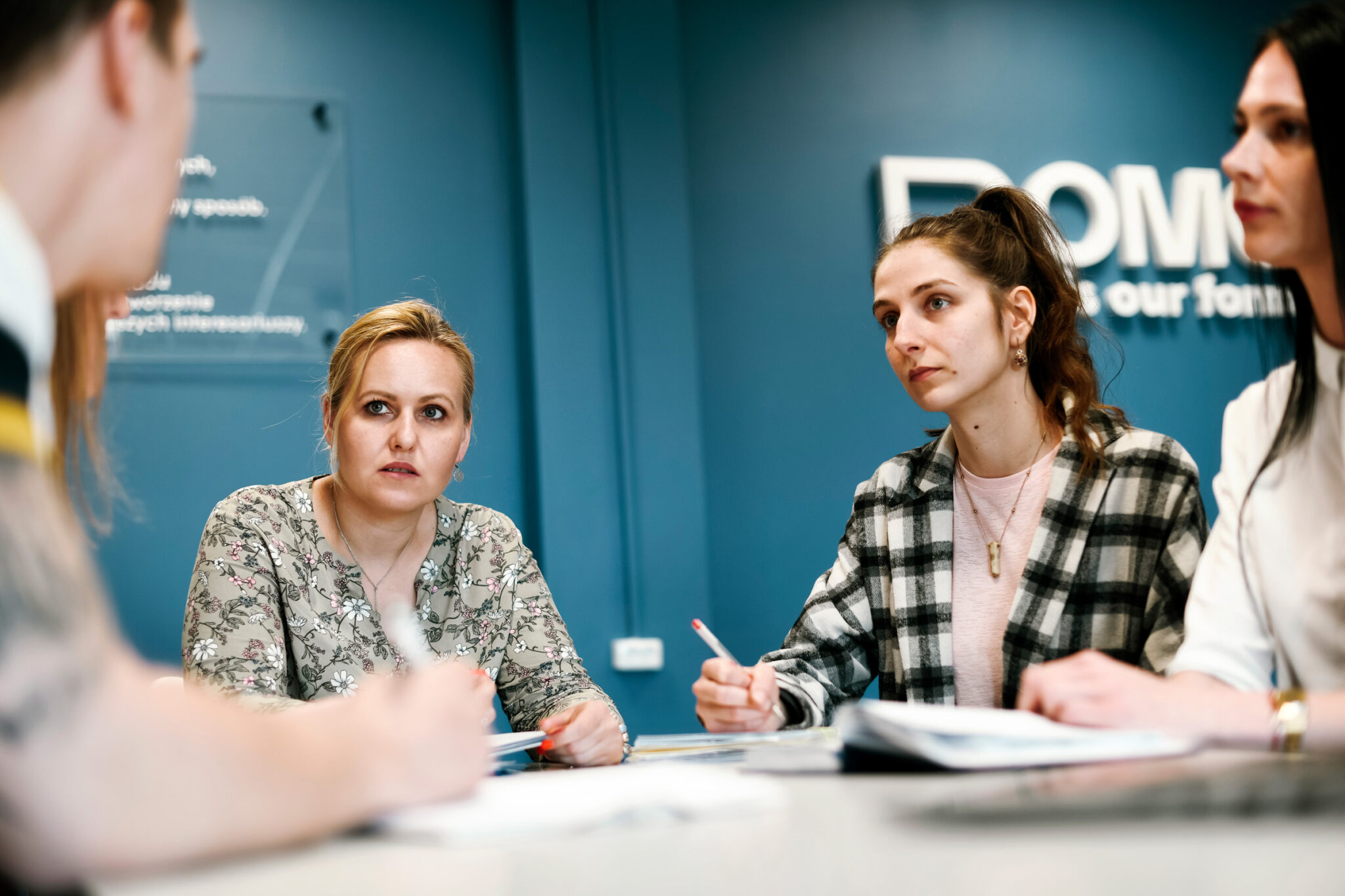 Reportage photographe professionnel corporate. meeting chez Domo Chemicals.