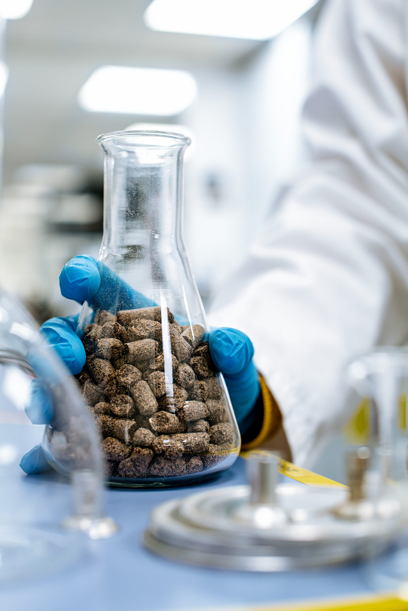Reportage photo industriel de evertree dans le laboratoire de R&D.