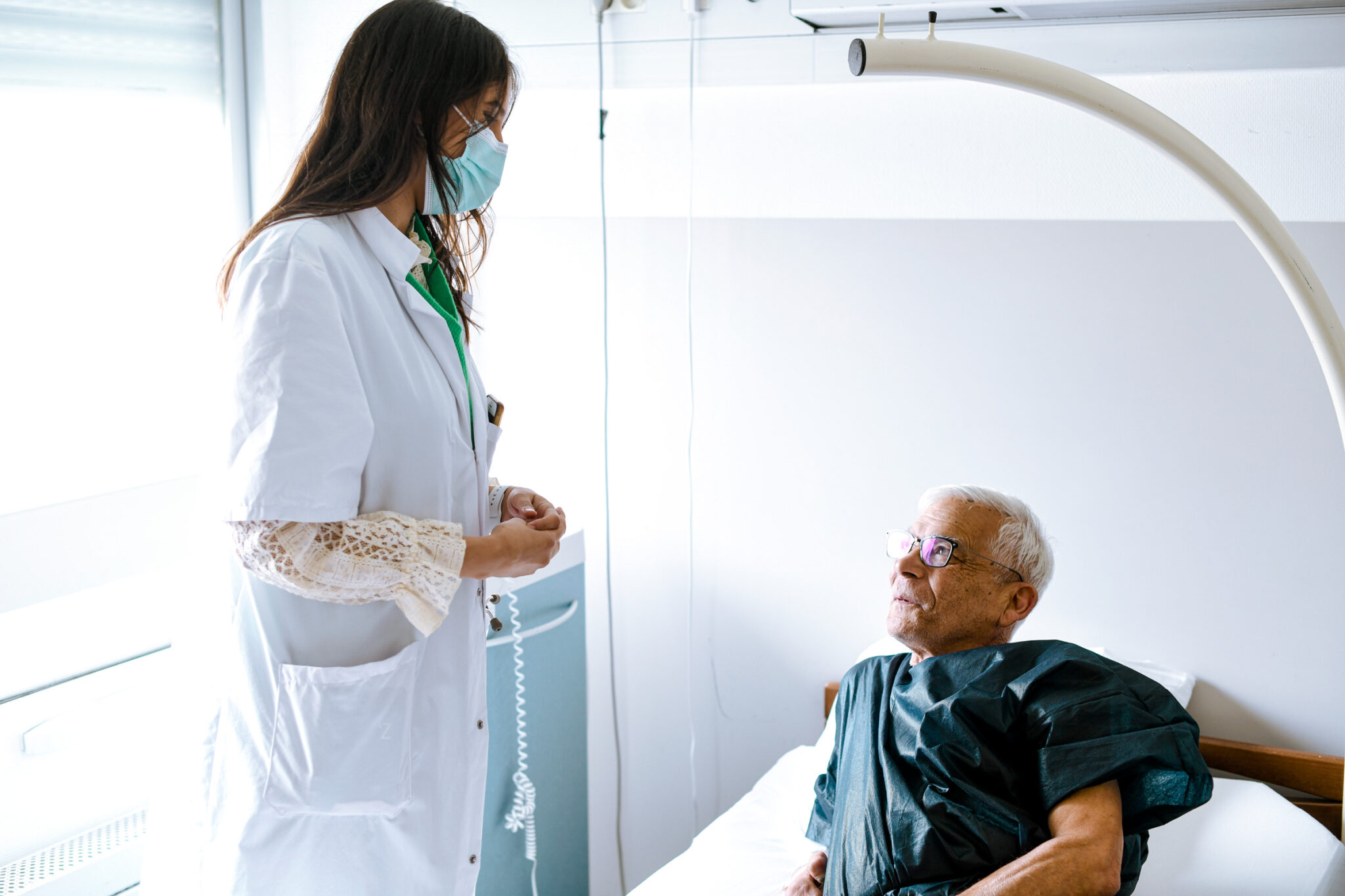 Photographe médical professionnel à Paris. Consultation d'un médecin de la Clinique Alleray-Labrouste.