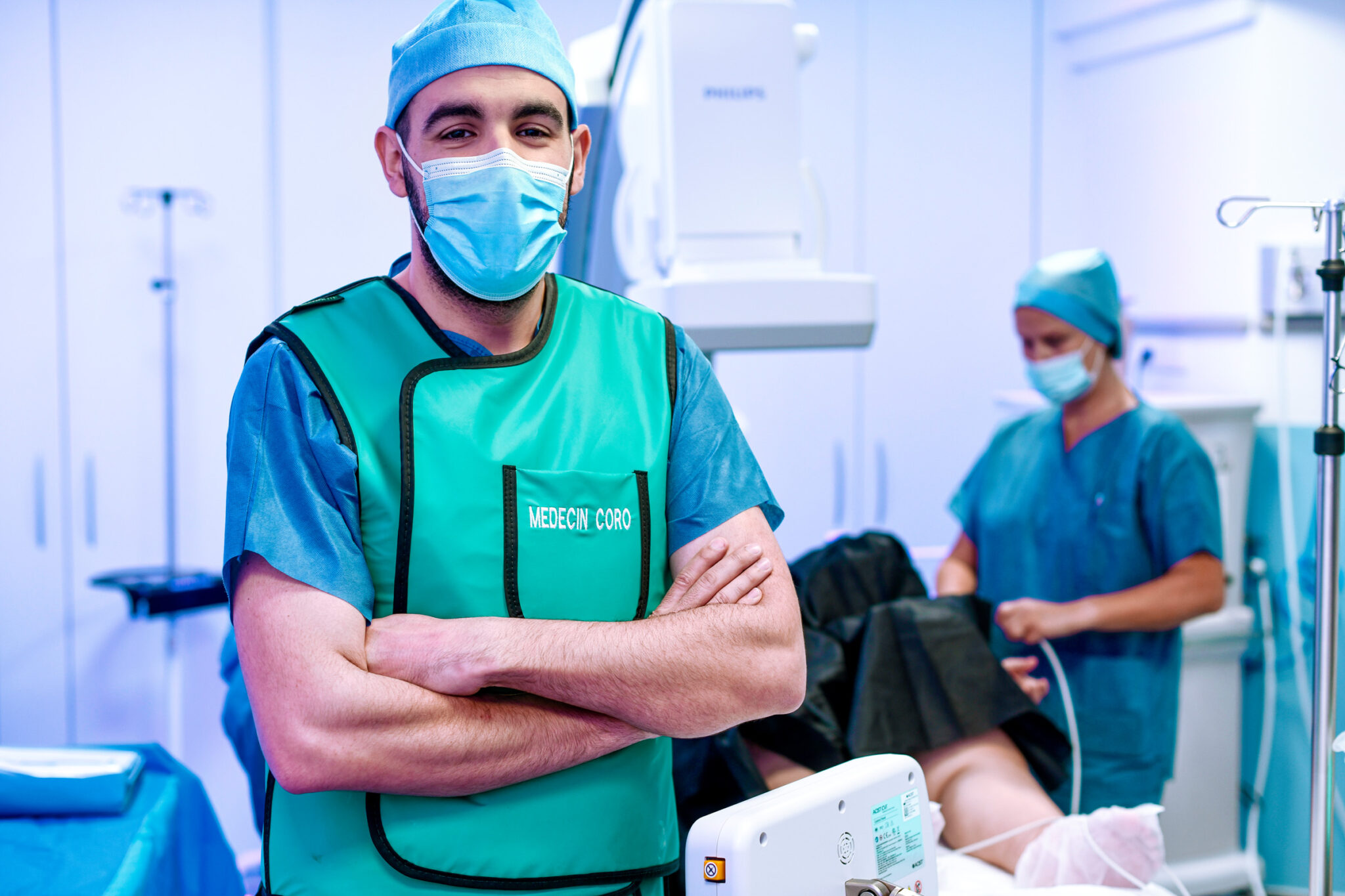 Photographe portraitiste au bloc opératoire de la Clinique Alleray-Labrouste