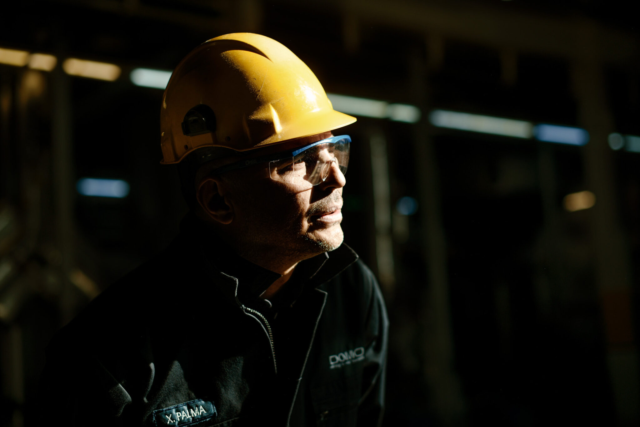 Domo Chemicals, spécialisée dans la production du Nylon 6. Reportage photo professionnel dans une usine.