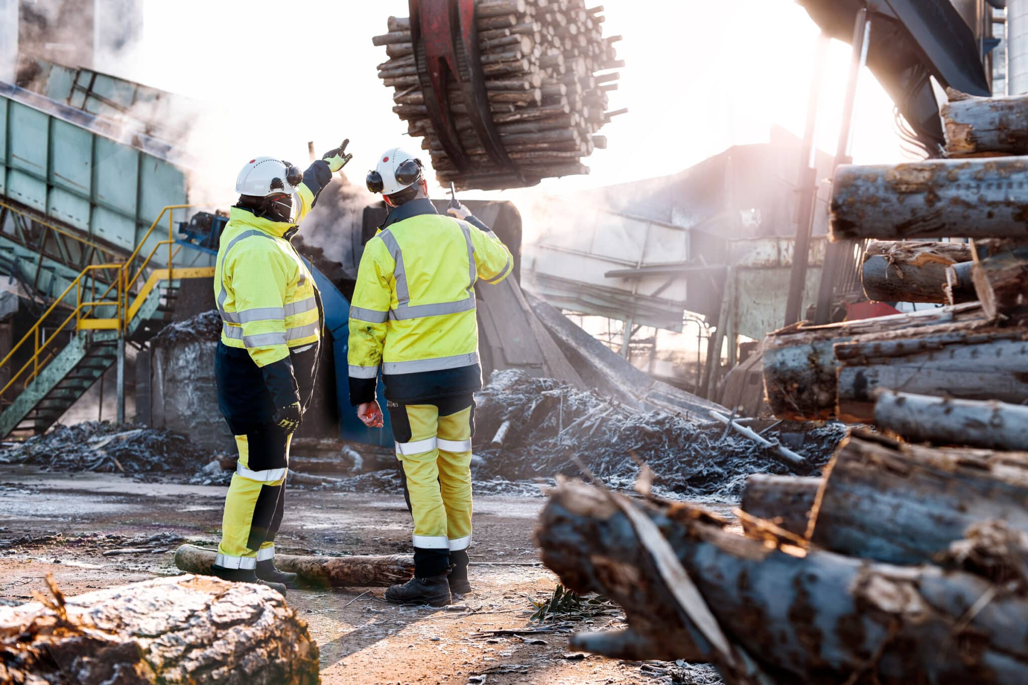 Reportage photographe en usine pour le Groupe Fibre Excellence.