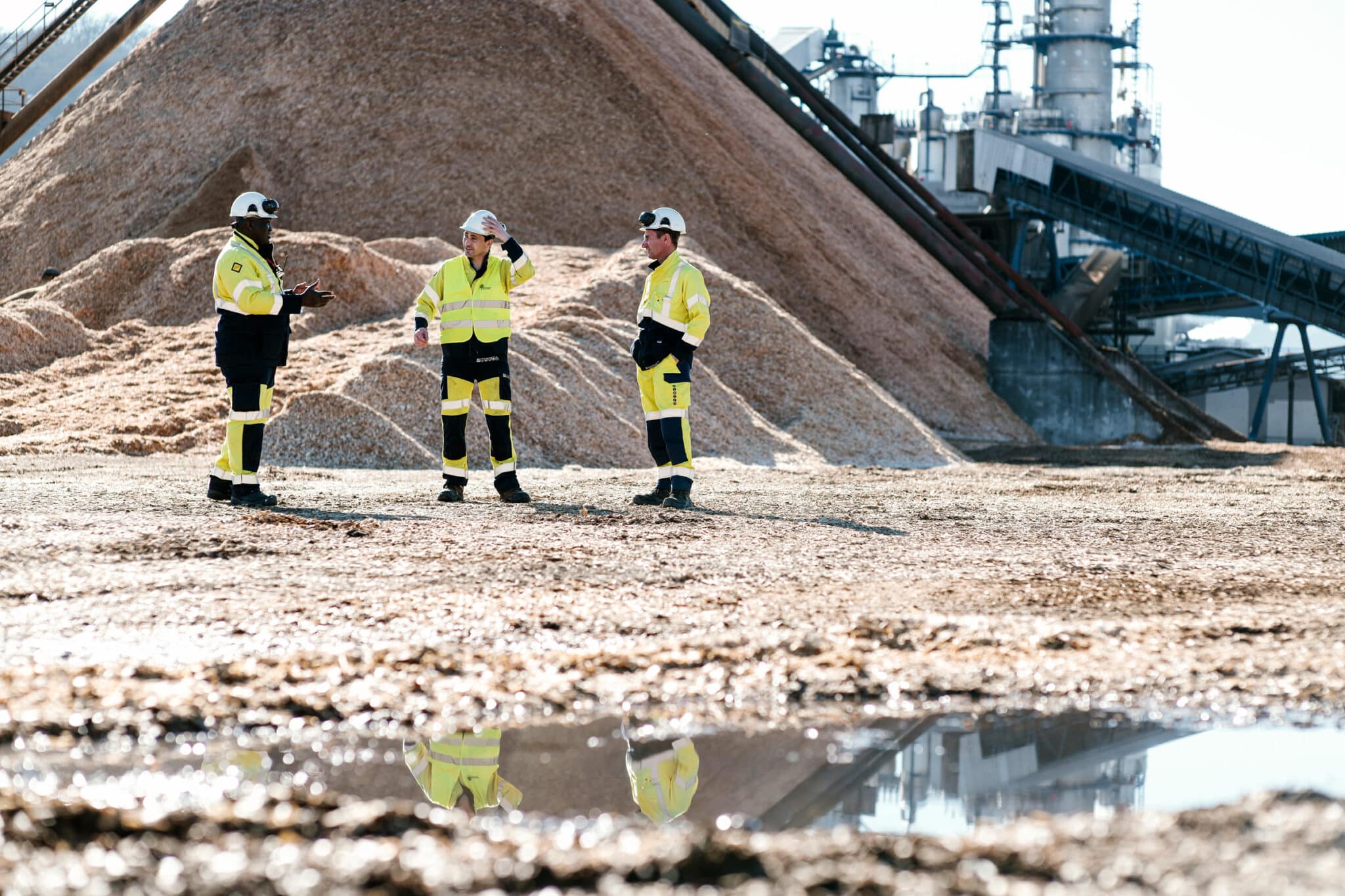 Reportage sur site de production pour Fibre Excellence.