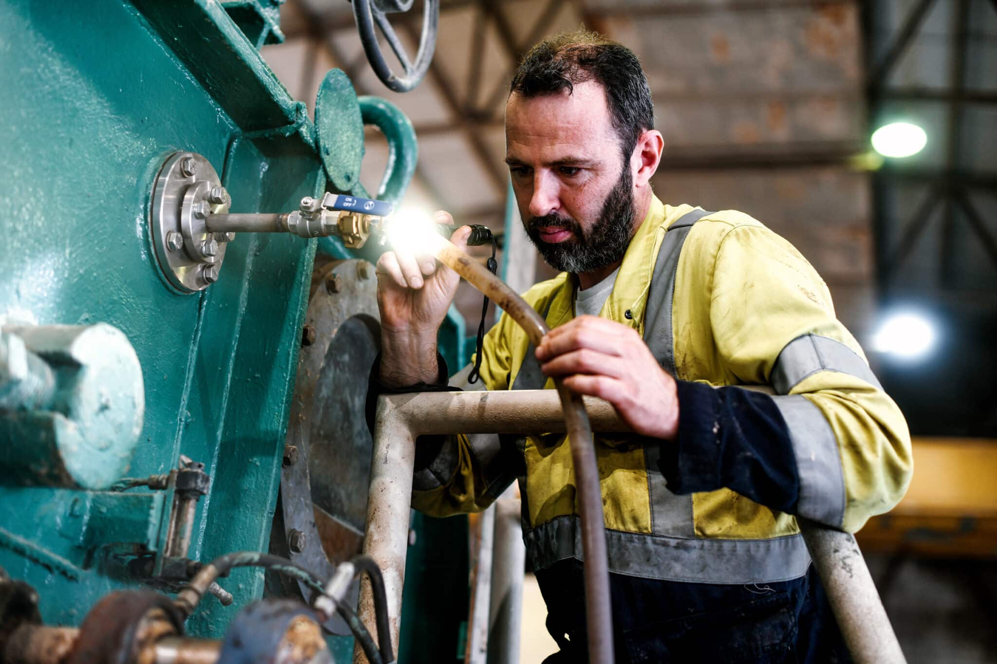 Reportage photo professionnel dans une usine de Fibre Excellence.