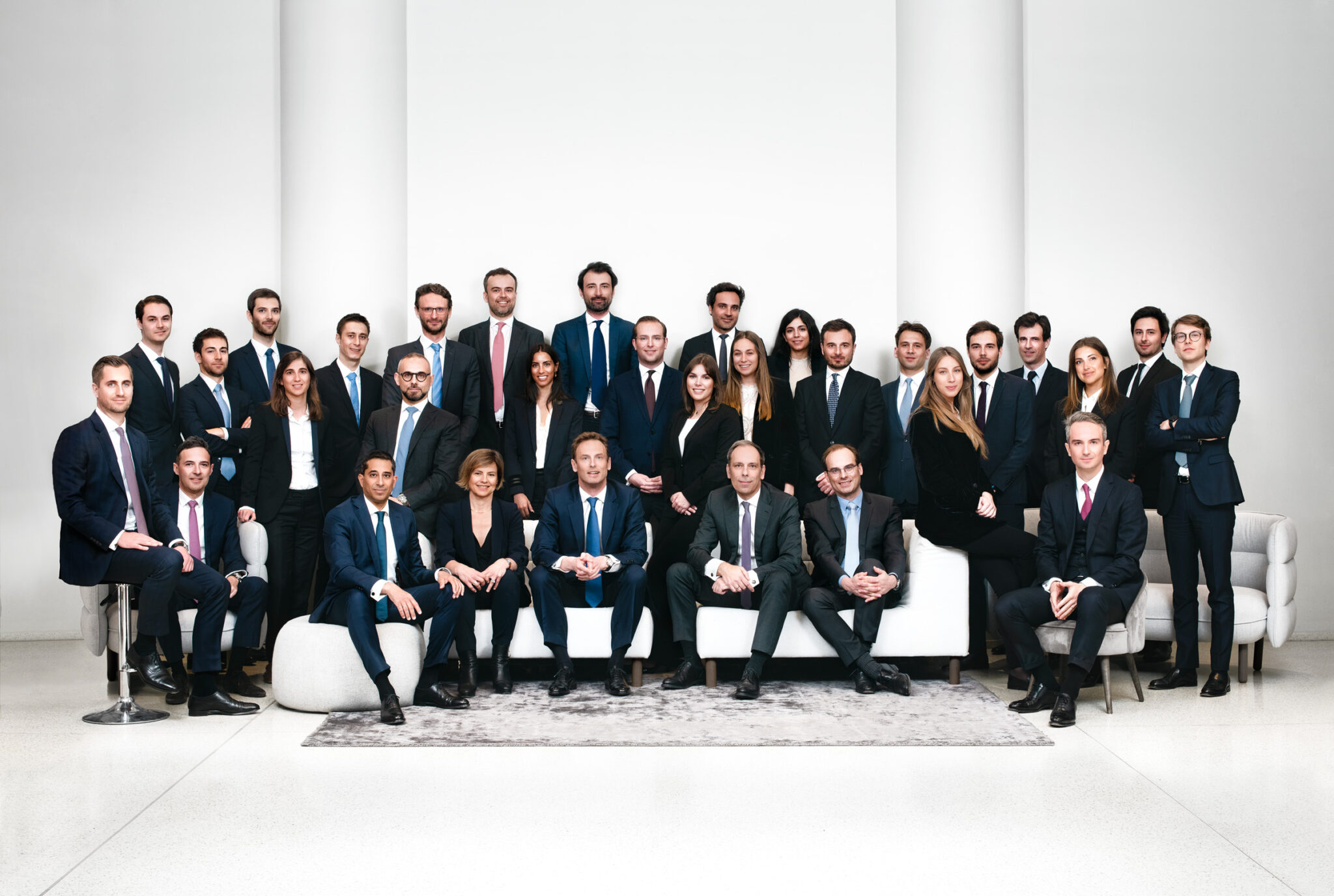 Ardian, photo de groupe. Equipe Expansion. François Jerphagnon