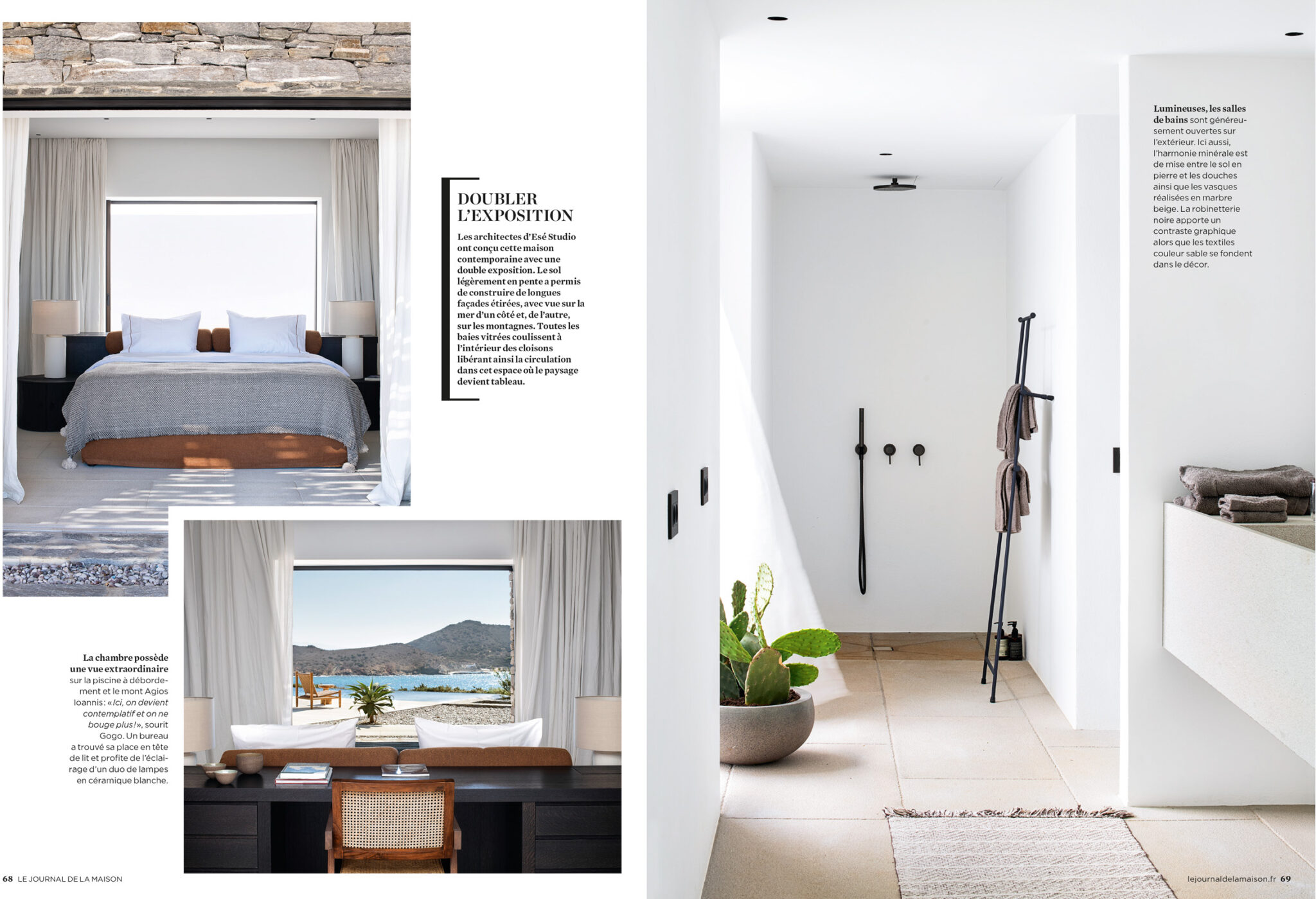 Paros, Grèce. Magazine décoration. Le Journal de la Maison