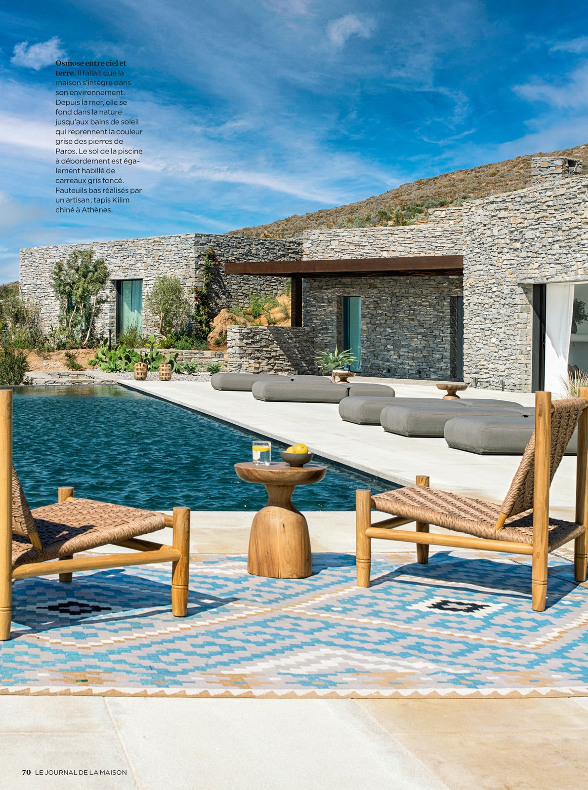 Le Journal de la Maison. Parution presse. Photographe décoration patrick sordoillet. Home interior