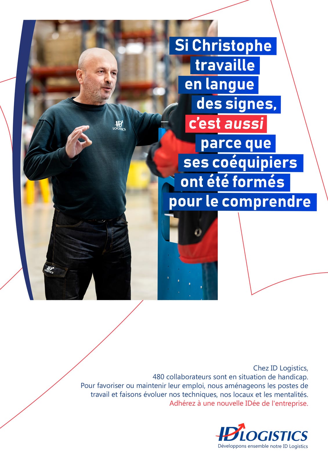 photographe industriel photographe industriel Campagne de recrutement pour ID Logistics. photographe industriel Paris. Patrick Sordoillet photographe professionnel. Logistique et supply chain.