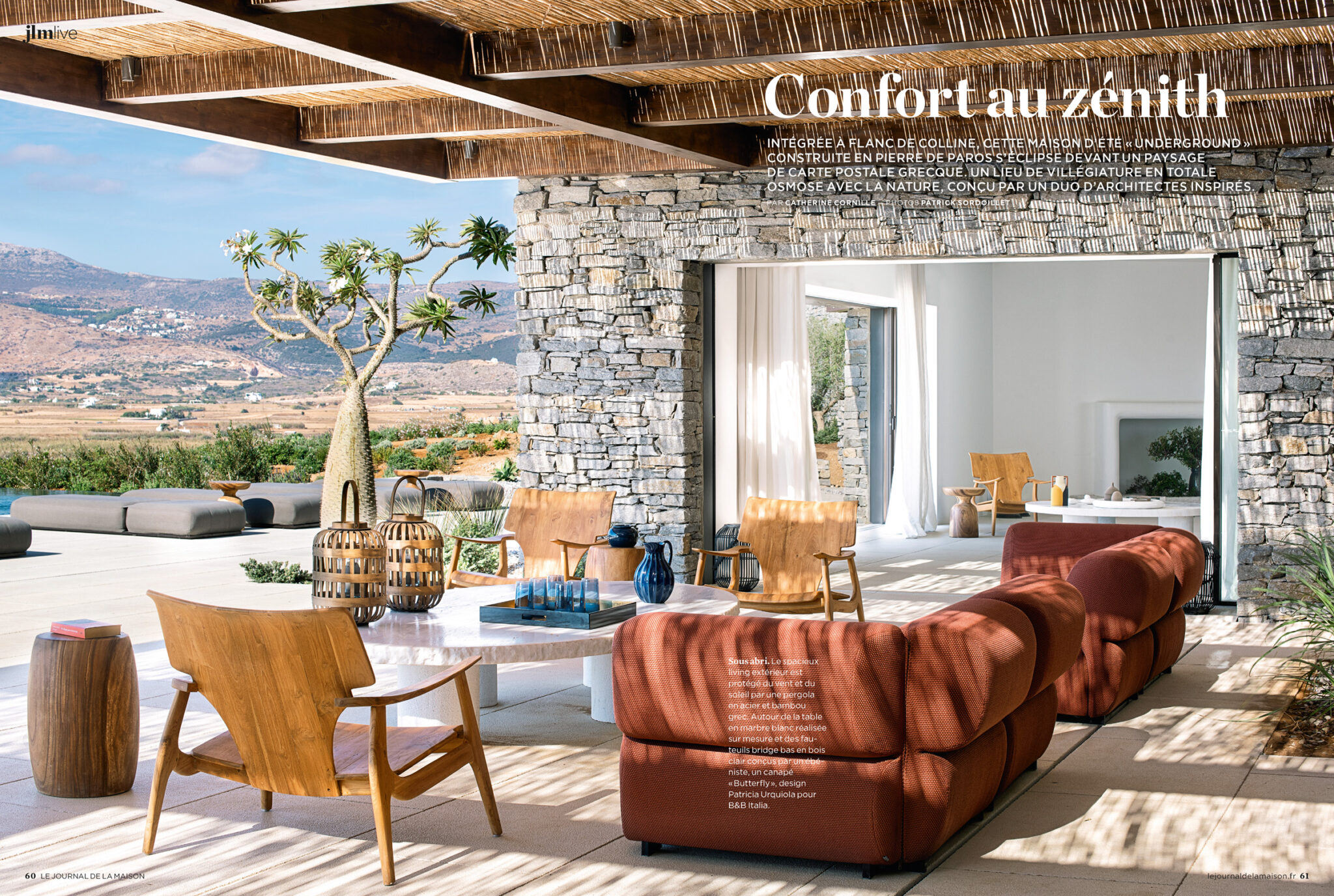 Le Journal de la Maison. Magazine décoration d'intérieur. Photographe professionnel Patrick Sordoillet