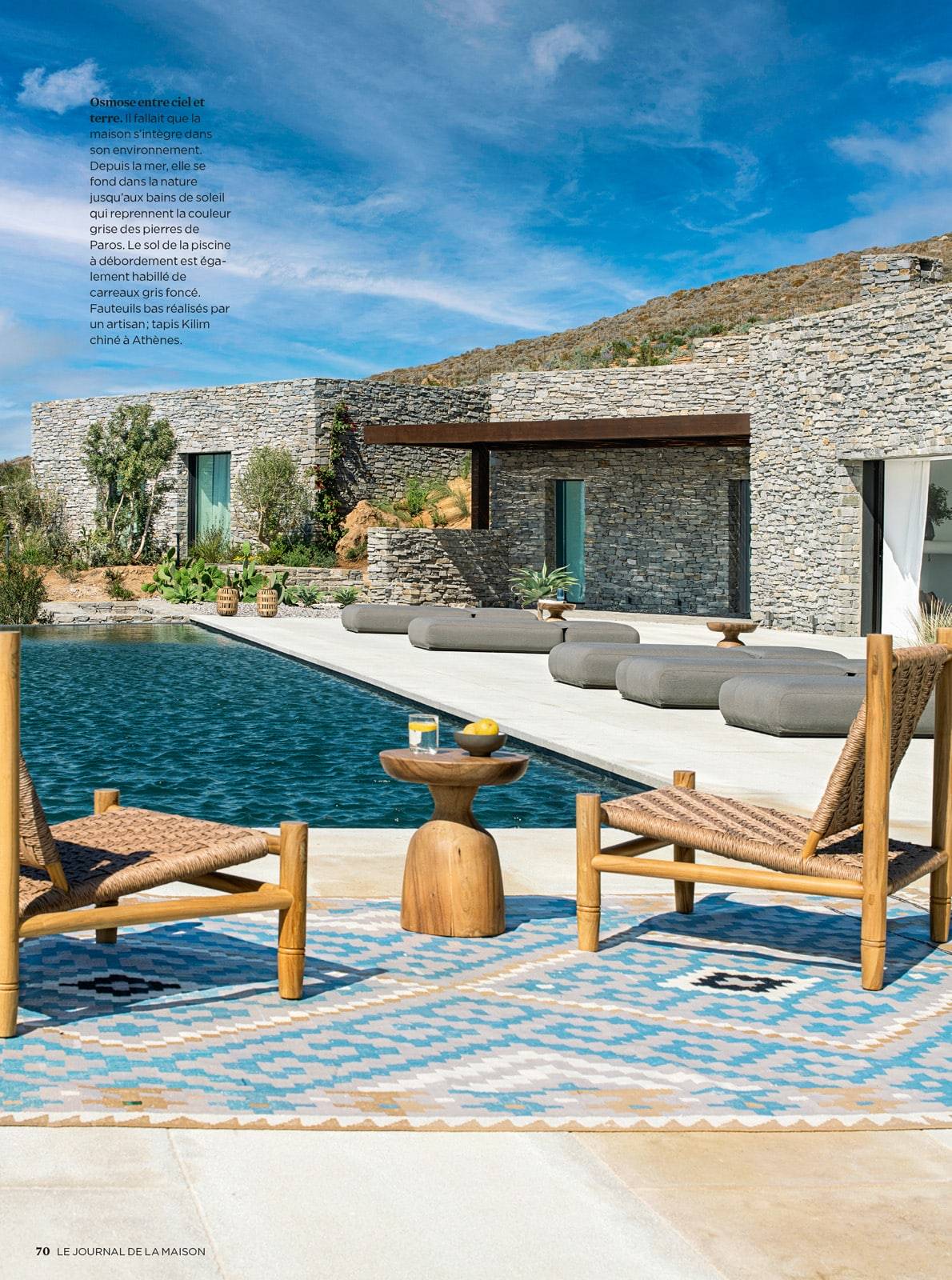 Le Journal de la Maison. Parution presse. Photographe décoration patrick sordoillet. Home interior
