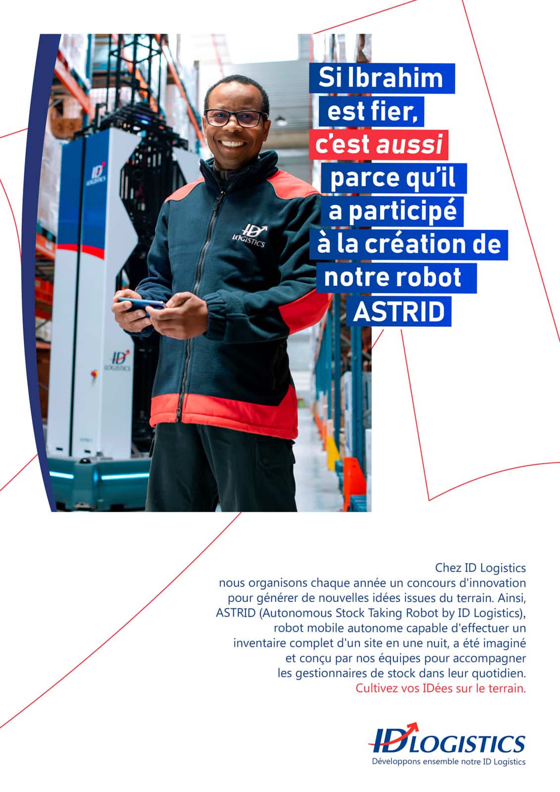 photographe industriel La Famille - Creative Agency. Logistique et transport internationale. Supply chain. ID Logistics.