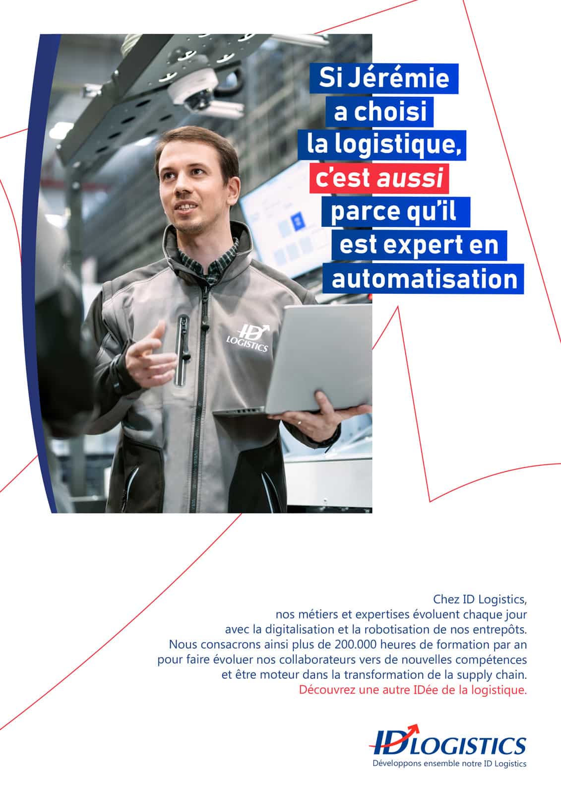 photographe industriel Logistique et transport internationale. Supply chain. ID Logistics. La Famille - Creative Agency. Patrick Sordoillet photographe professionnel. Logistique et supply chain. Campagne de recrutement pour ID Logistics.