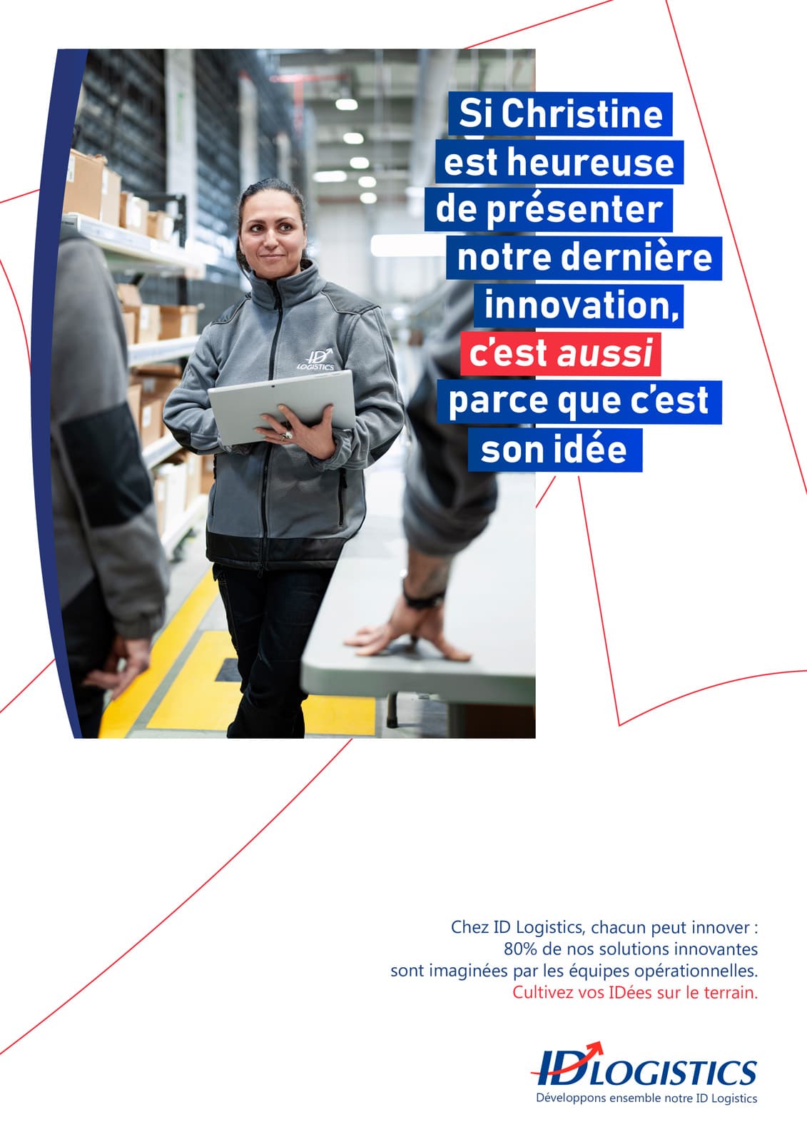 photographe industriel Patrick Sordoillet photographe professionnel. Logistique et supply chain. Campagne de recrutement pour ID Logistics. Photographe industriel Paris.