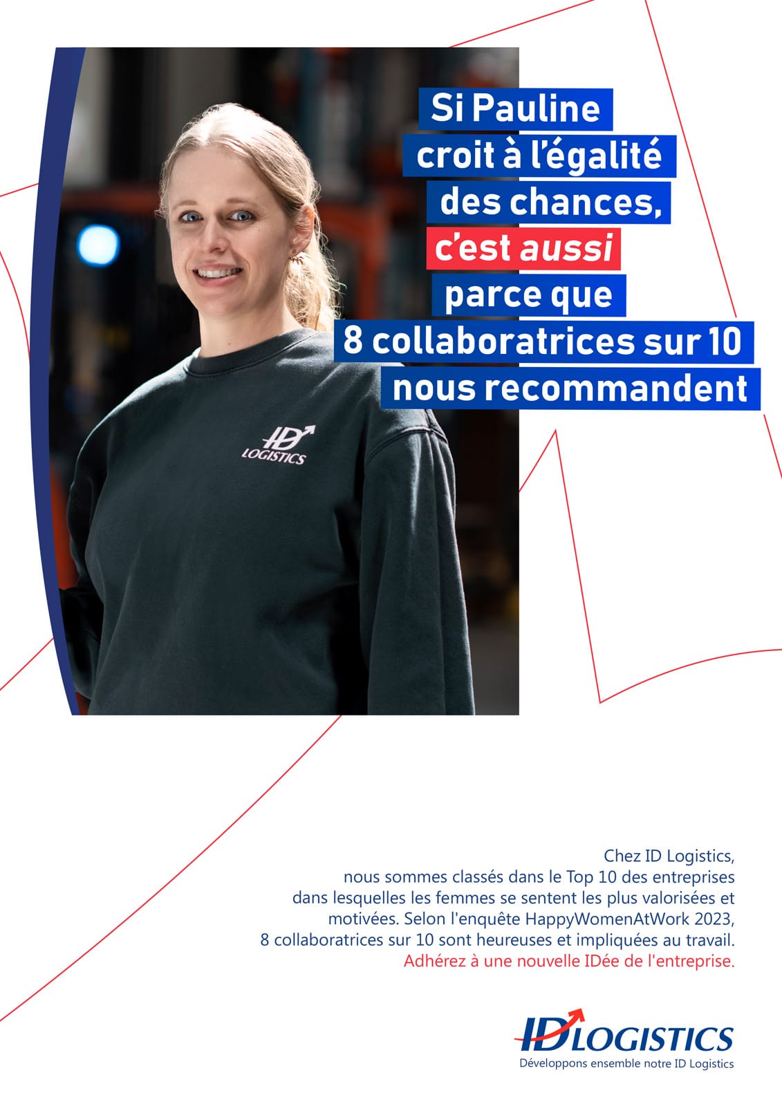 photographe industriel Patrick Sordoillet photographe professionnel. Logistique et supply chain. Campagne de recrutement pour ID Logistics. photographe industriel Paris.