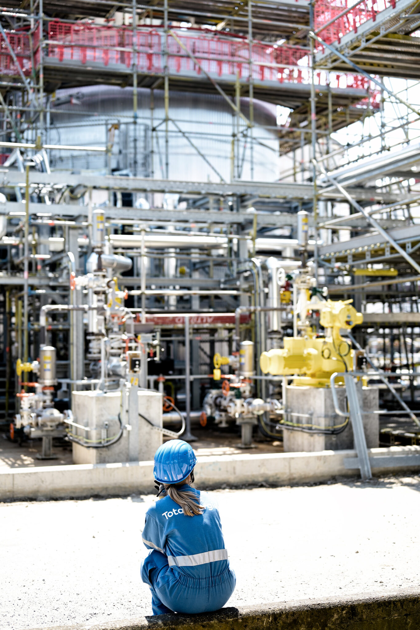 photographe industriel; Total énergies; raffinerie; reportage photo en raffinerie;