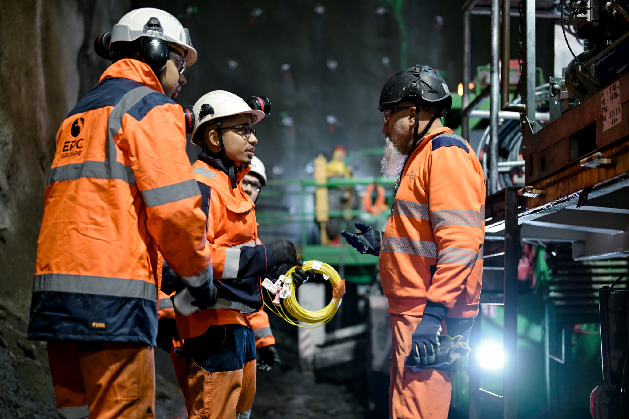 Tunnel ferroviaire; La transalpine Lyon Turin; mining industry; EPC groupe;