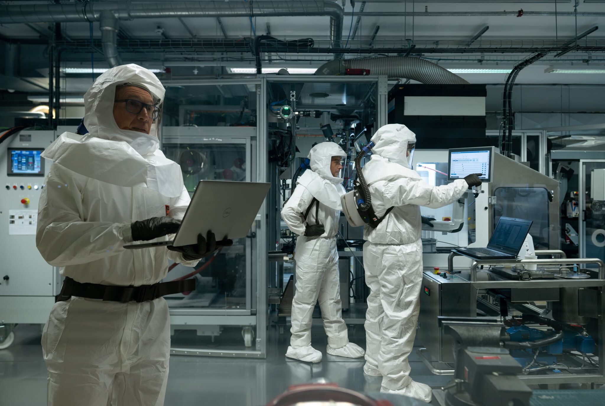 Espace confiné de haute technologie chez V du groupe Bolloré