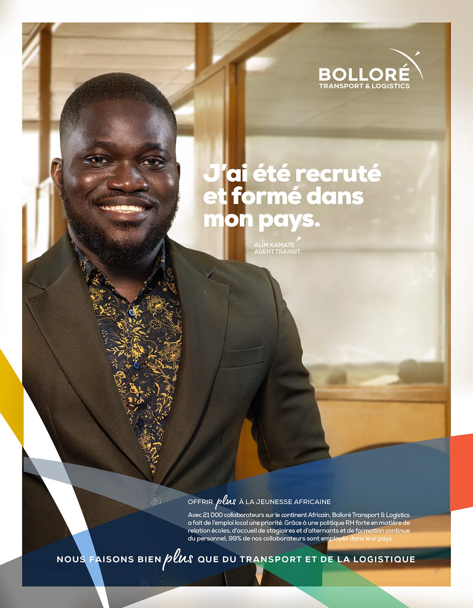 Photographe marque employeur. Bolloré transport & logistics