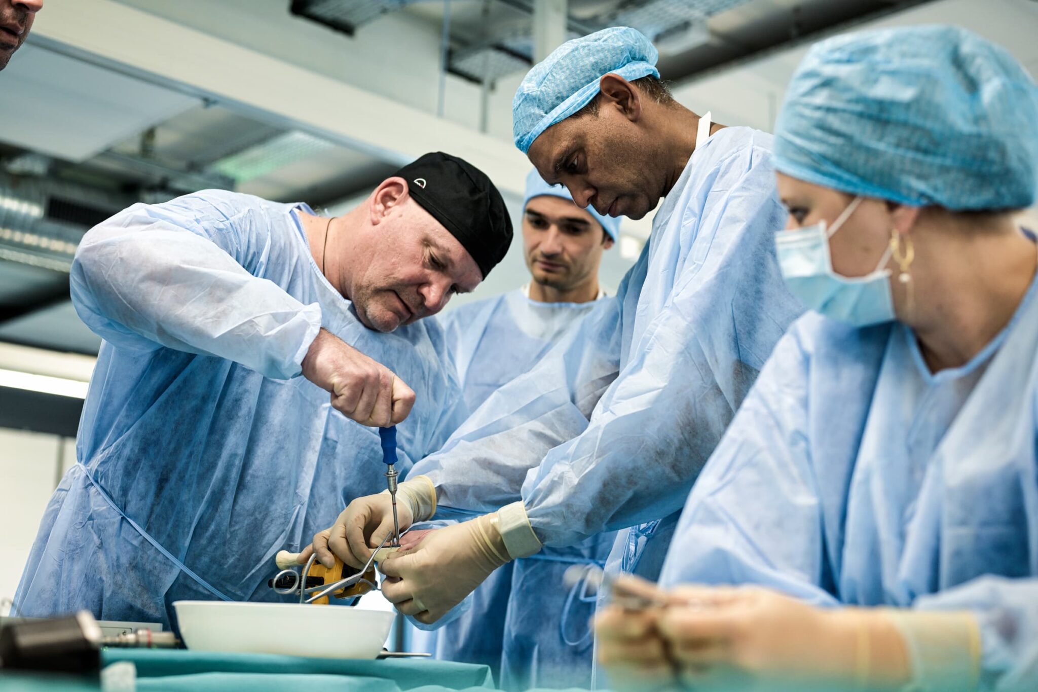 training at Newclip Technics Faculty