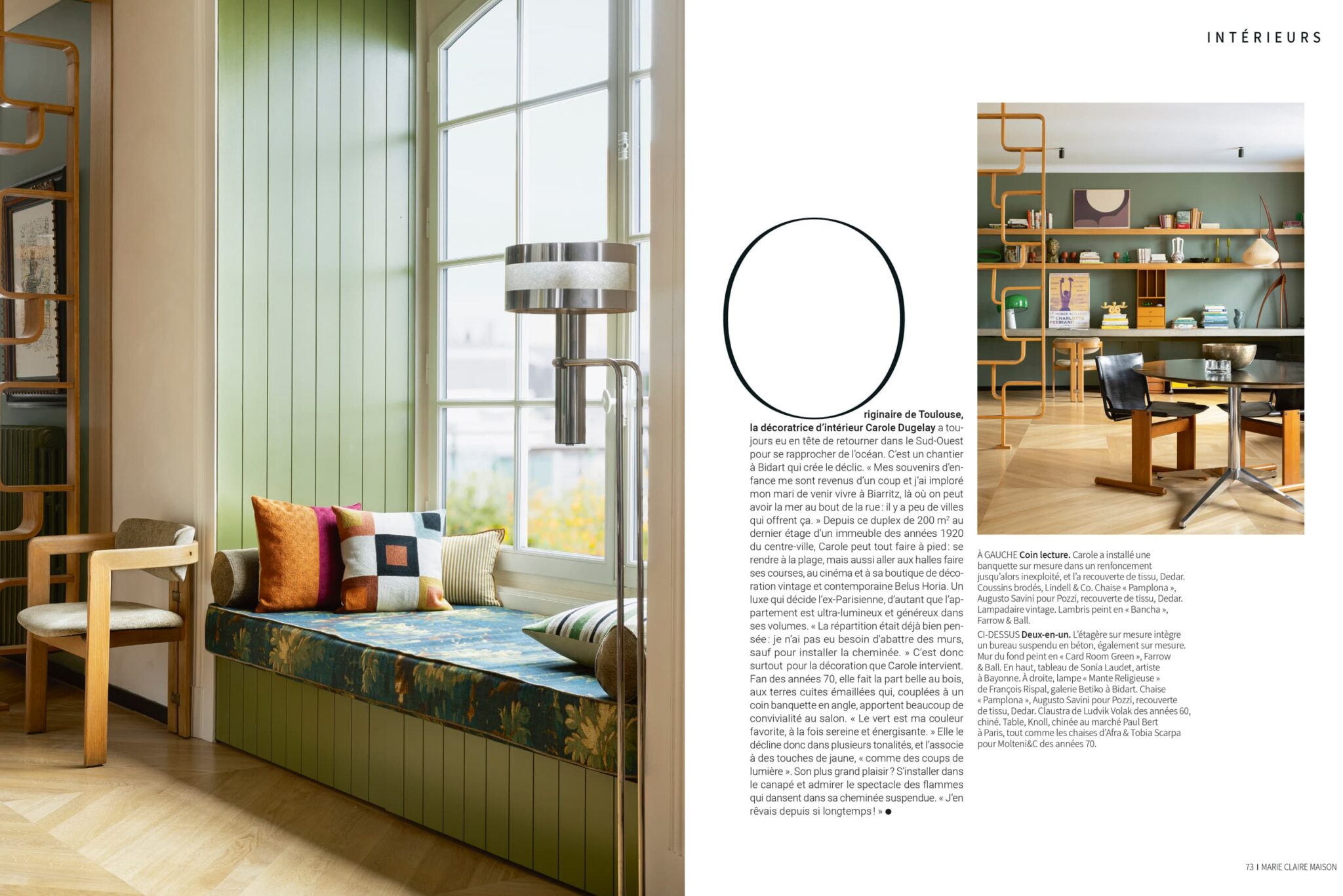 Parution dans Marie Claire Maison