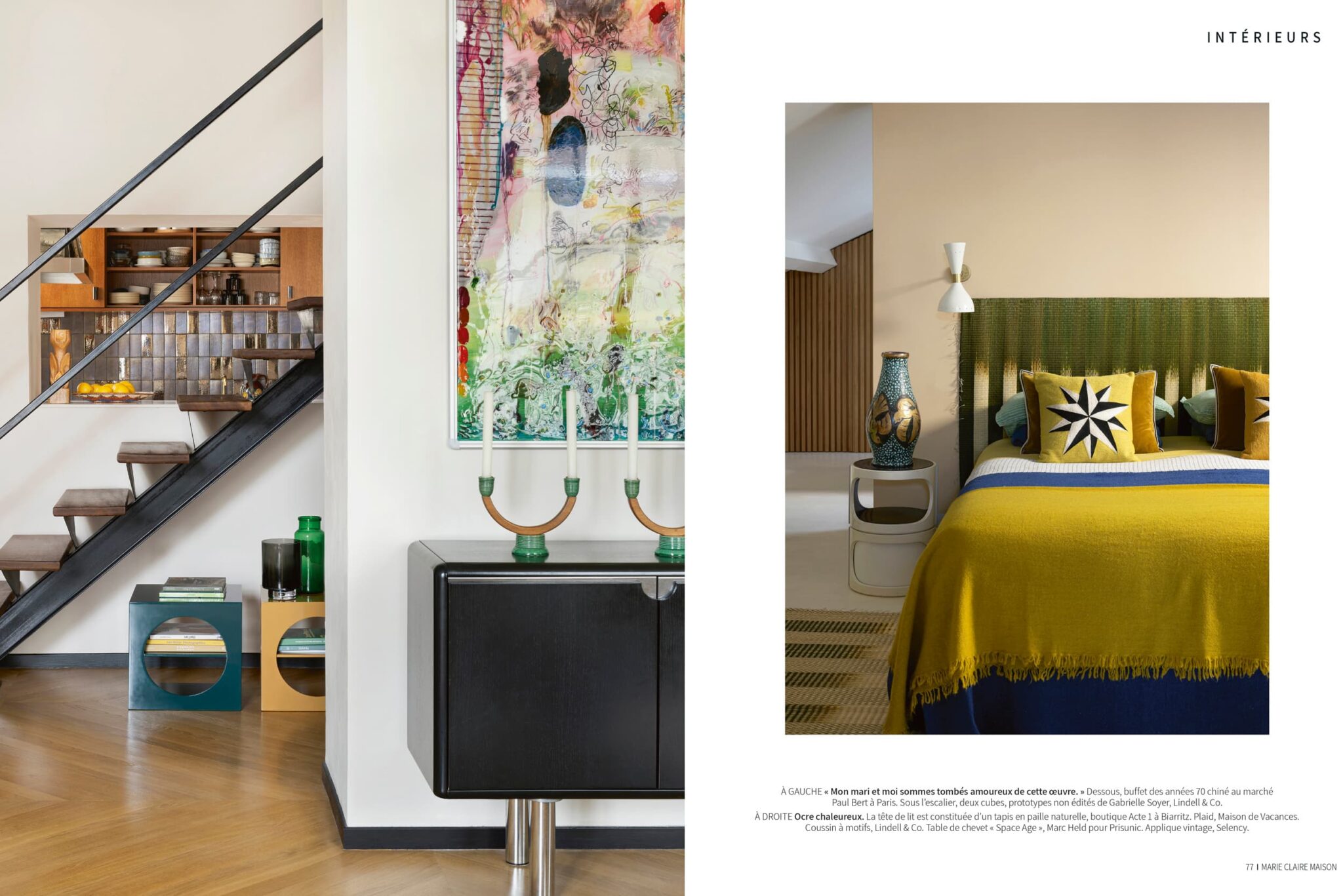 Patrick Sordoillet photographe pour la presse décoration d'intérieur et Marie Claire Maison