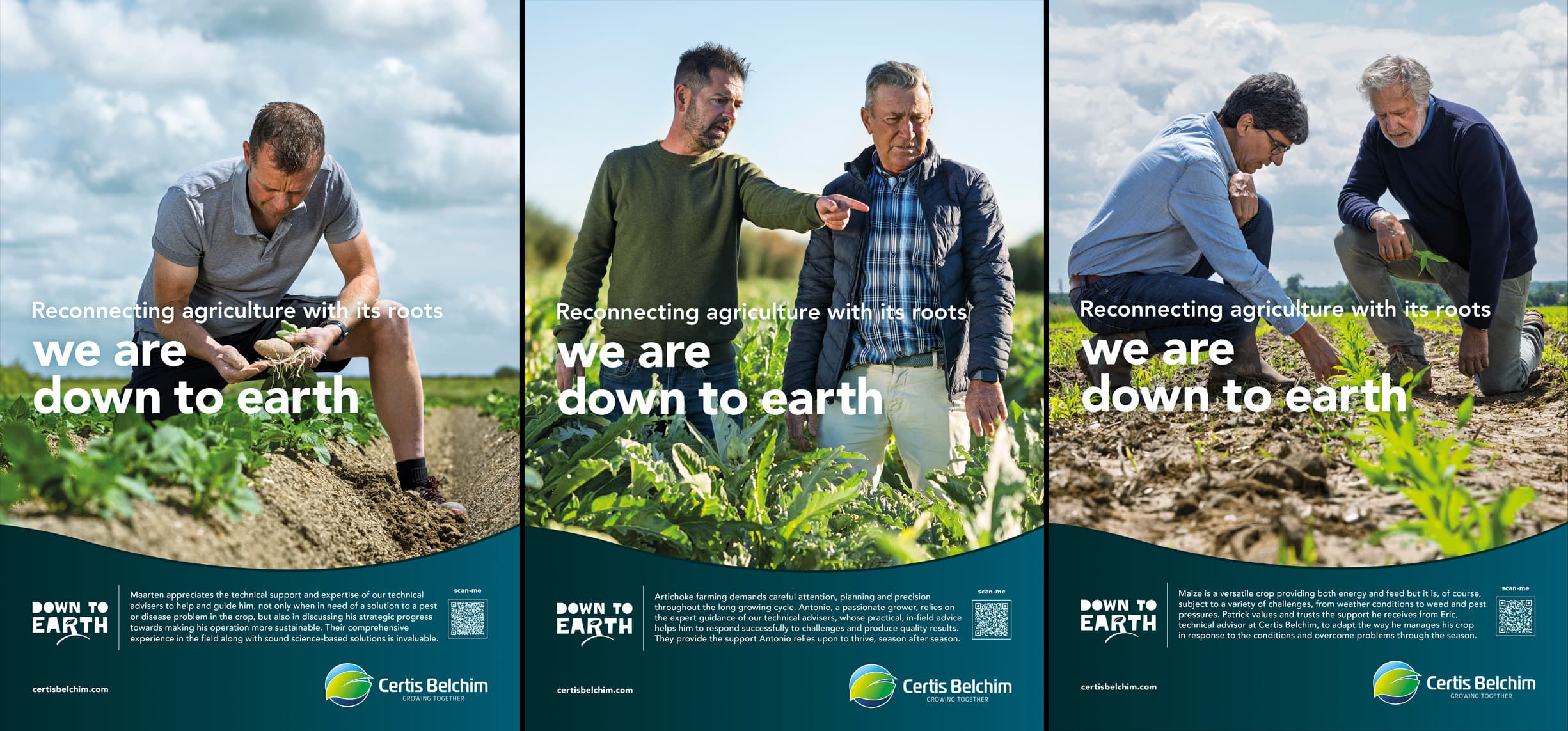 We are down to earth; Reconnecting agriculture with its roots